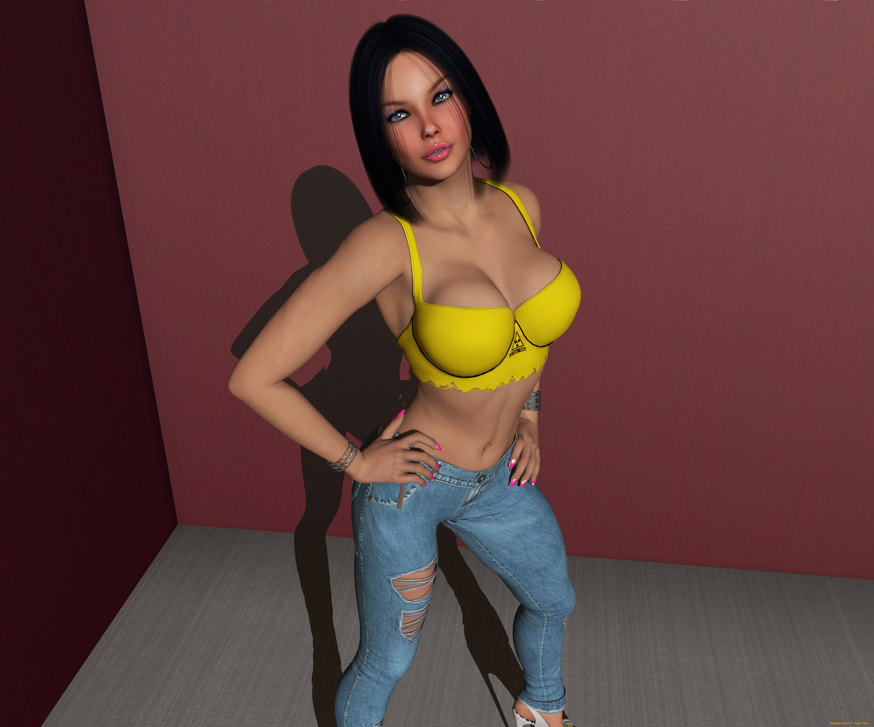 3д, графика, люди, , people, фон, девушка, взгляд