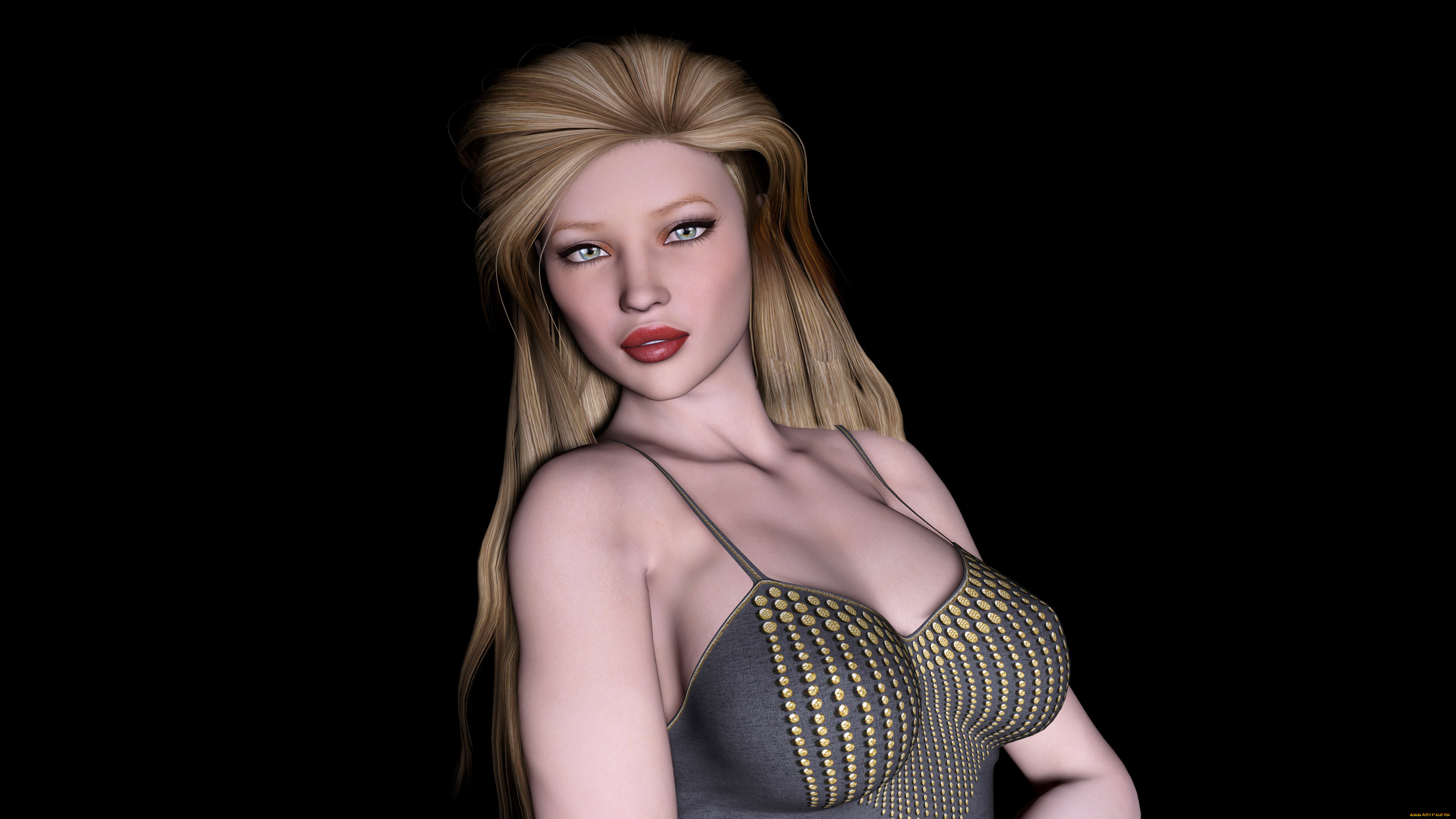 3д, графика, люди, , people, фон, взгляд, девушка