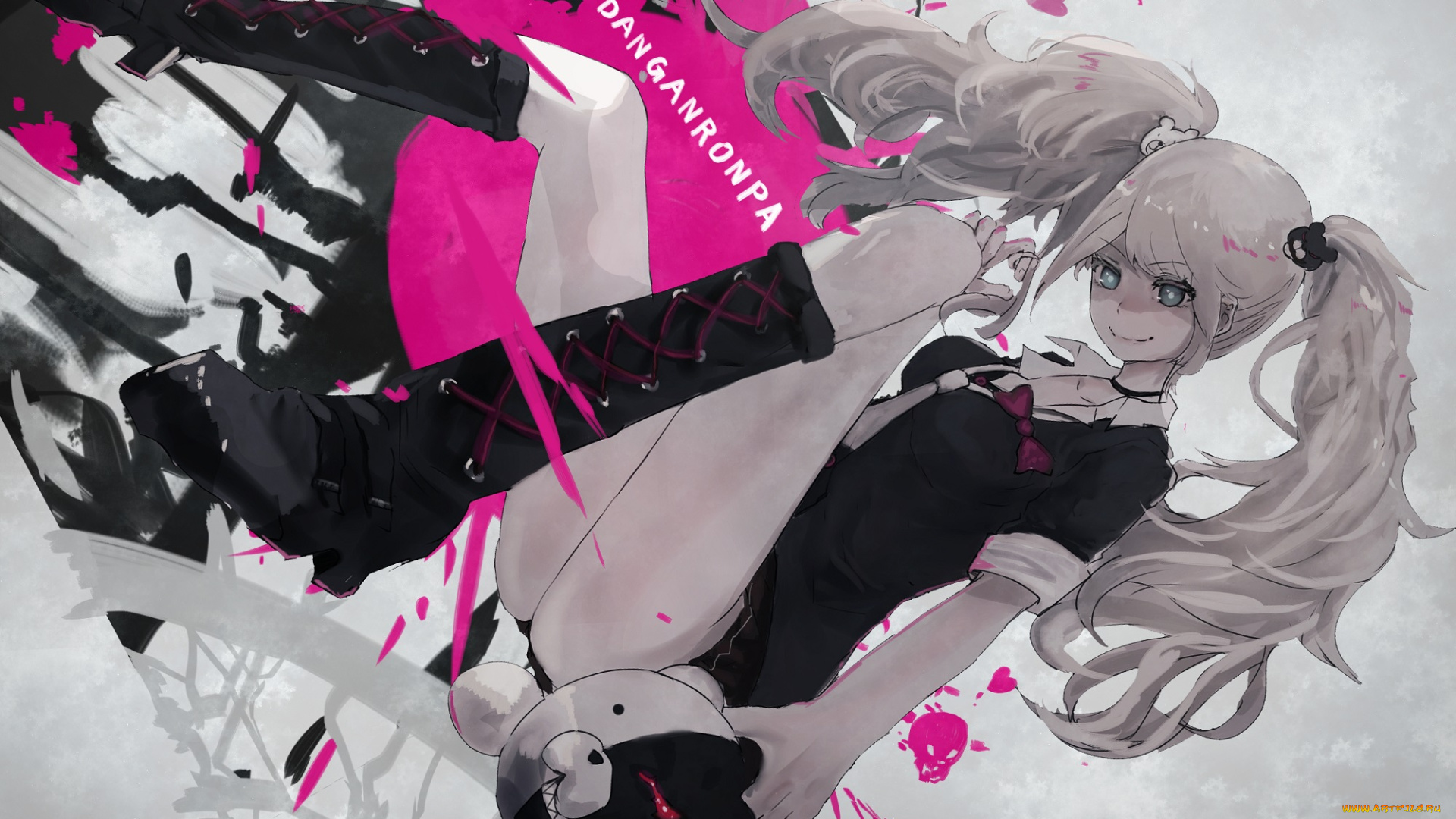 аниме, danganronpa, девушка