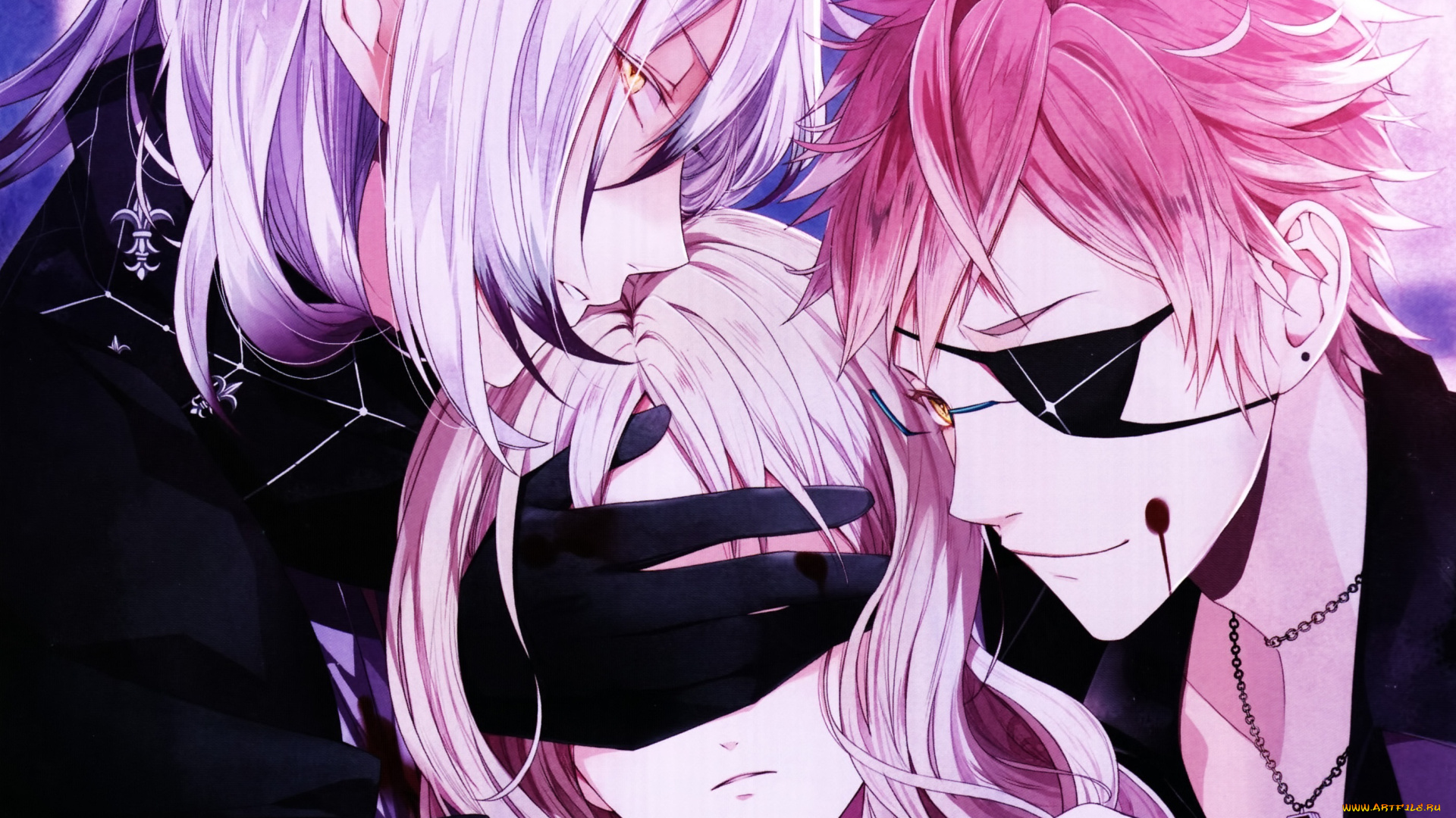 аниме, diabolik, lovers, парни