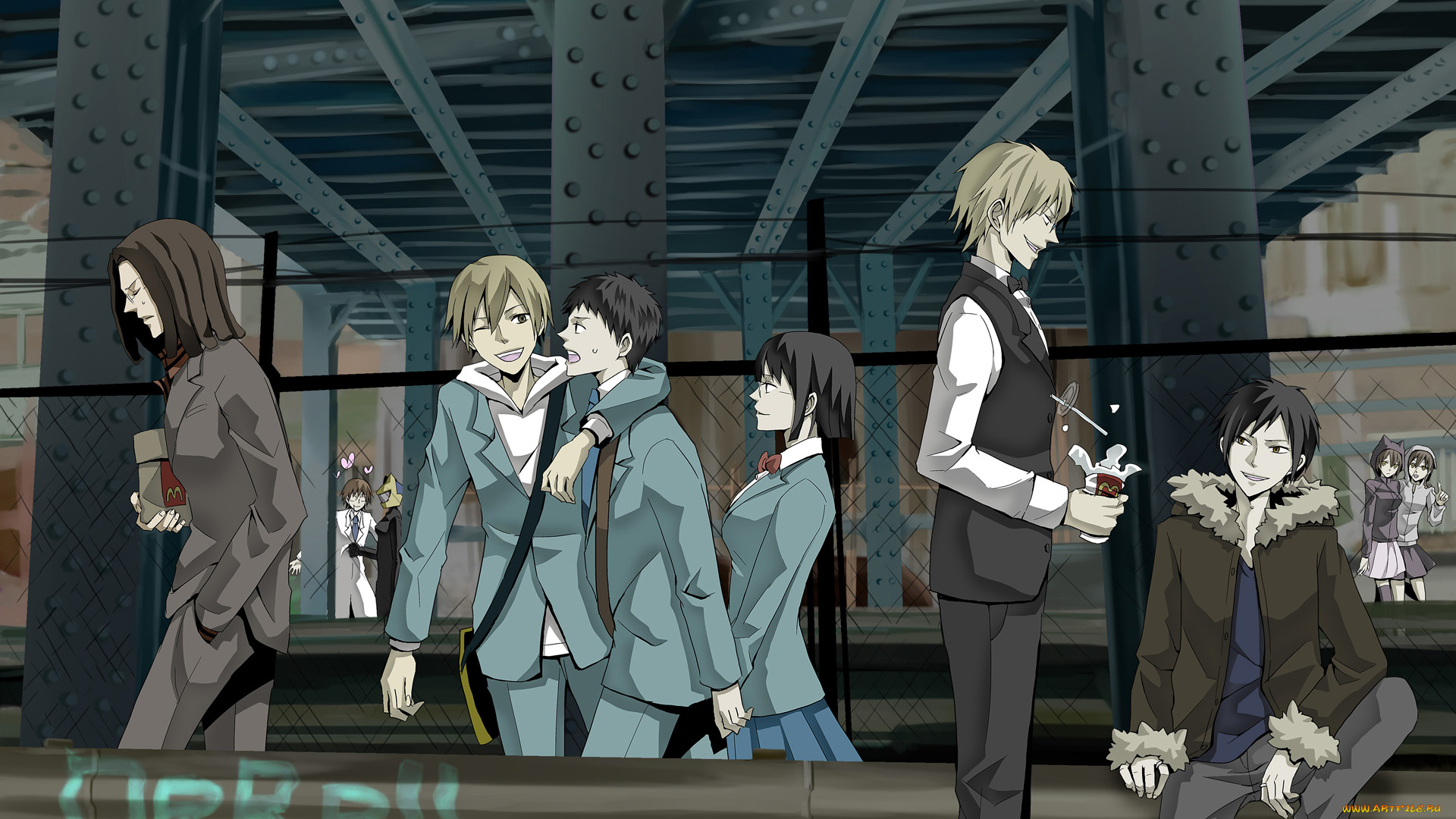 аниме, durarara, дюрарара