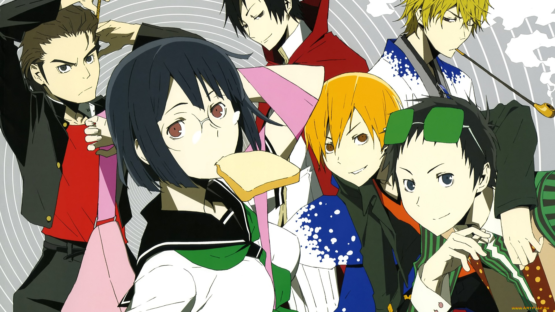 аниме, durarara, персонажи