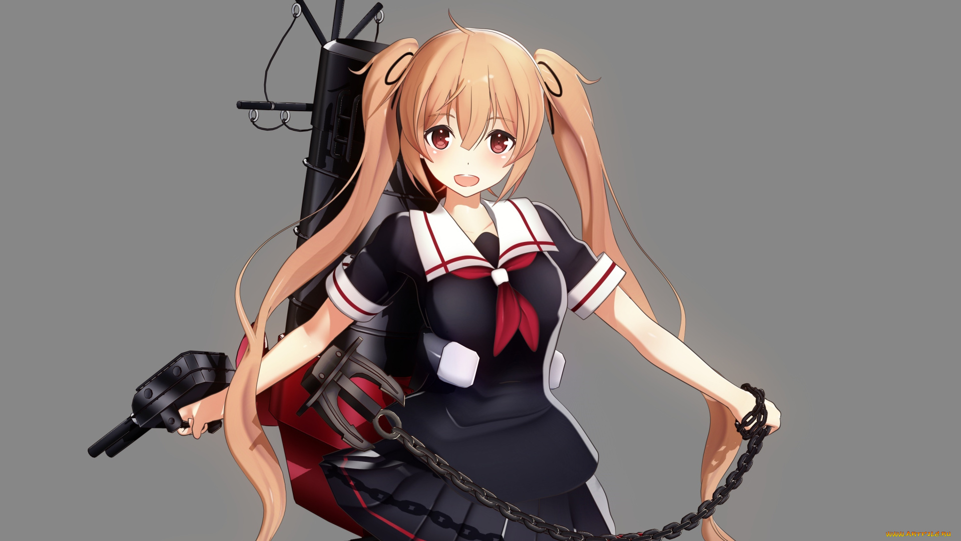 аниме, kantai, collection, девушка