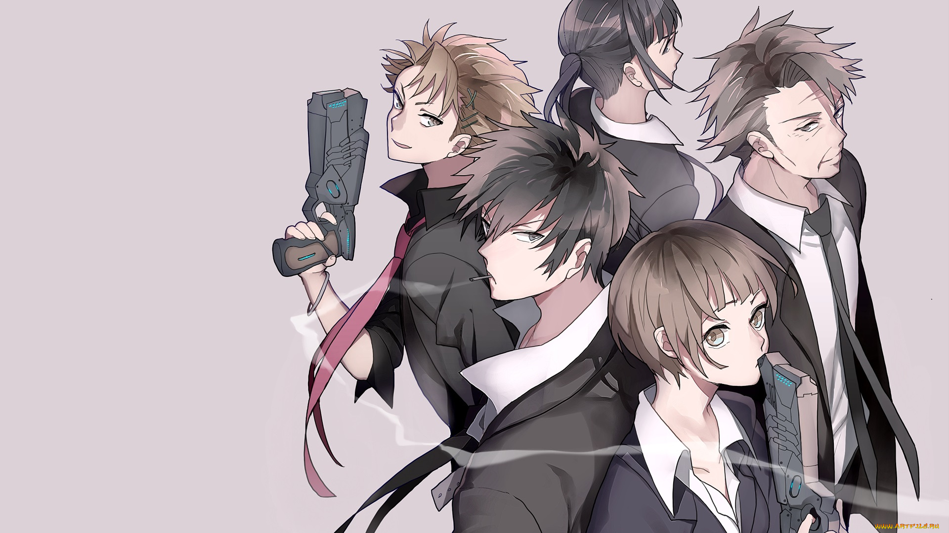 аниме, psycho-pass, персонажи