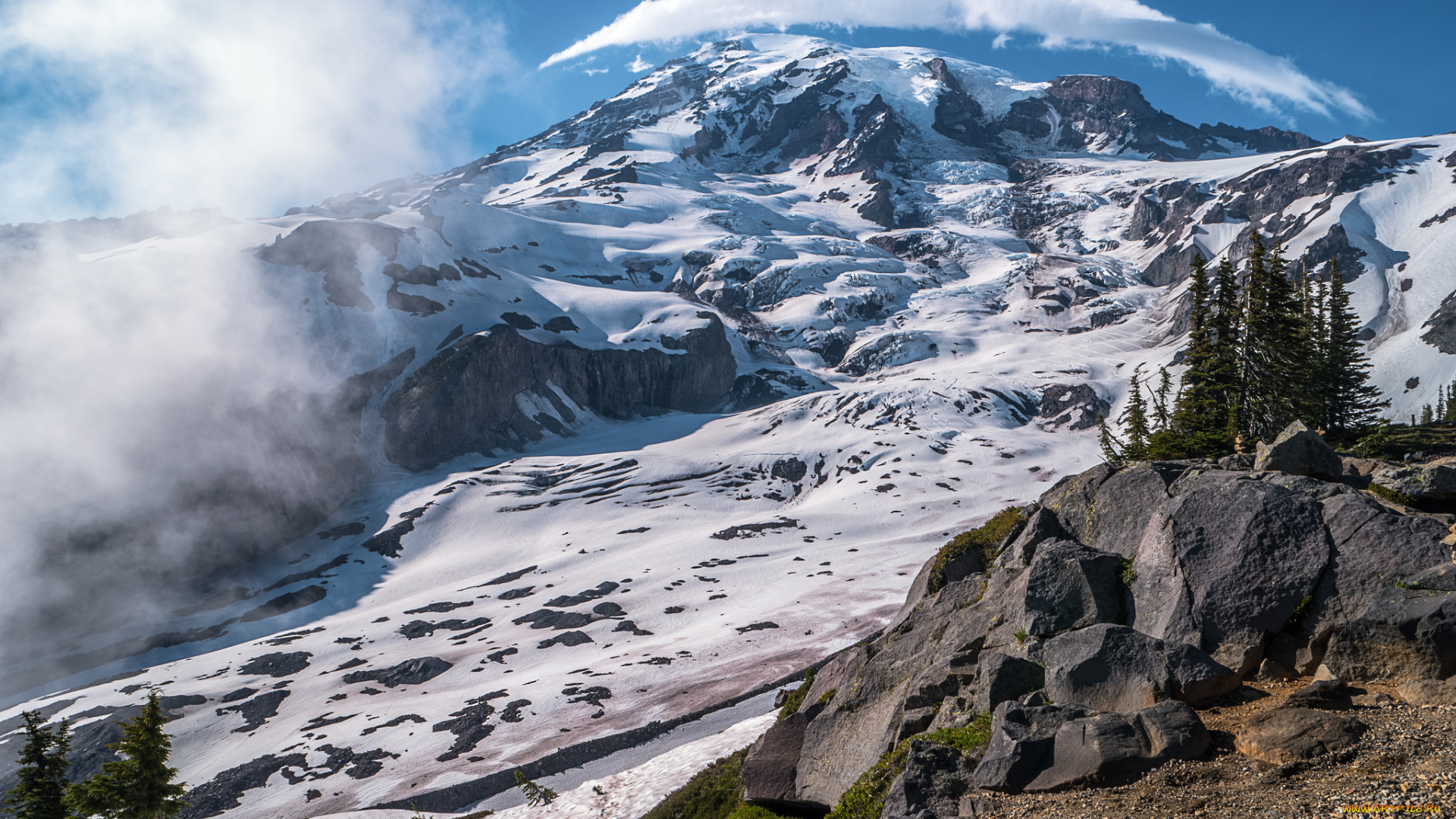 природа, горы, скалы