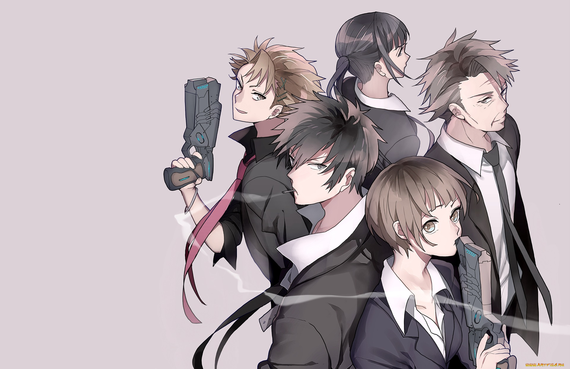 аниме, psycho-pass, персонажи