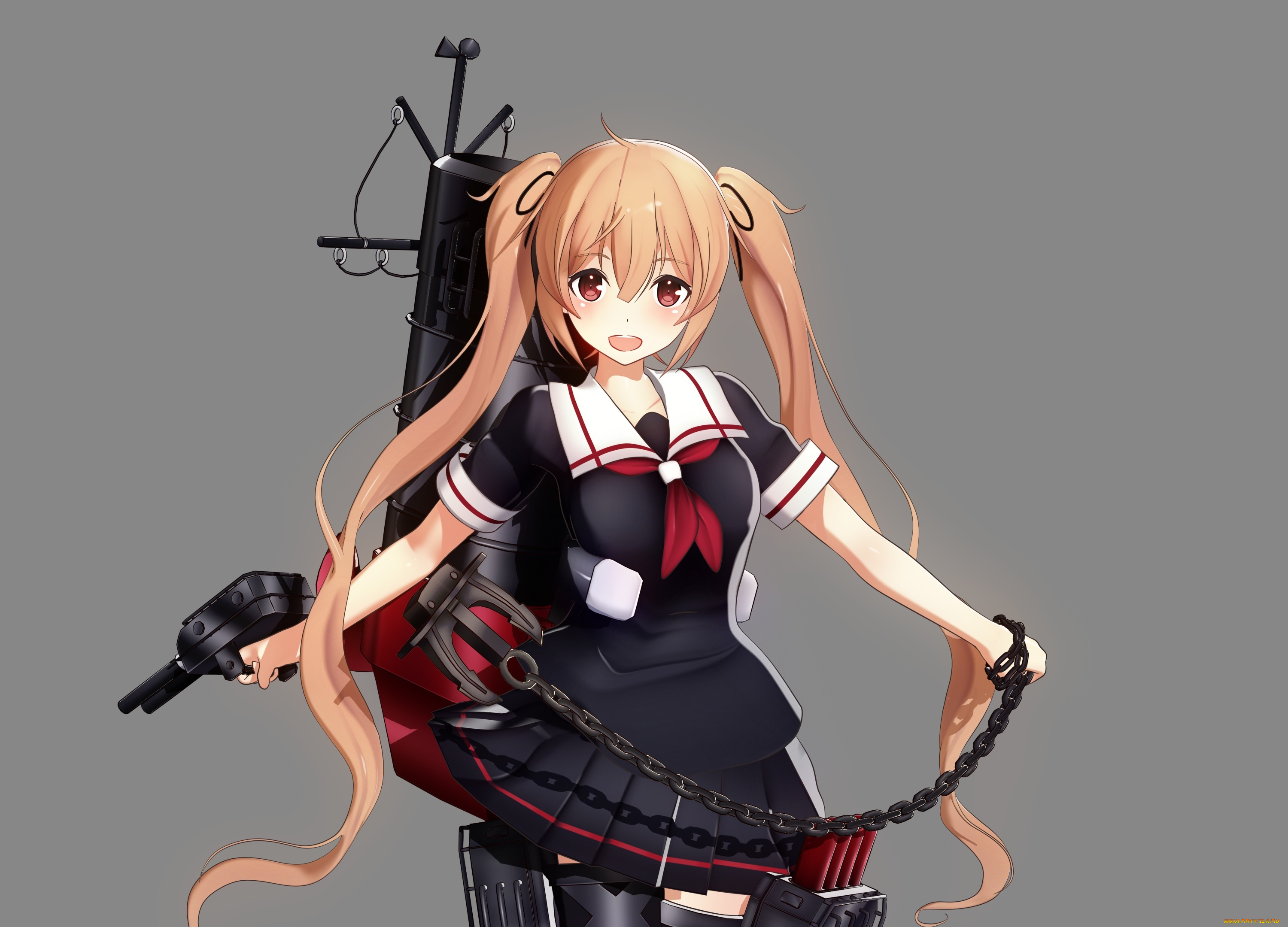 аниме, kantai, collection, девушка