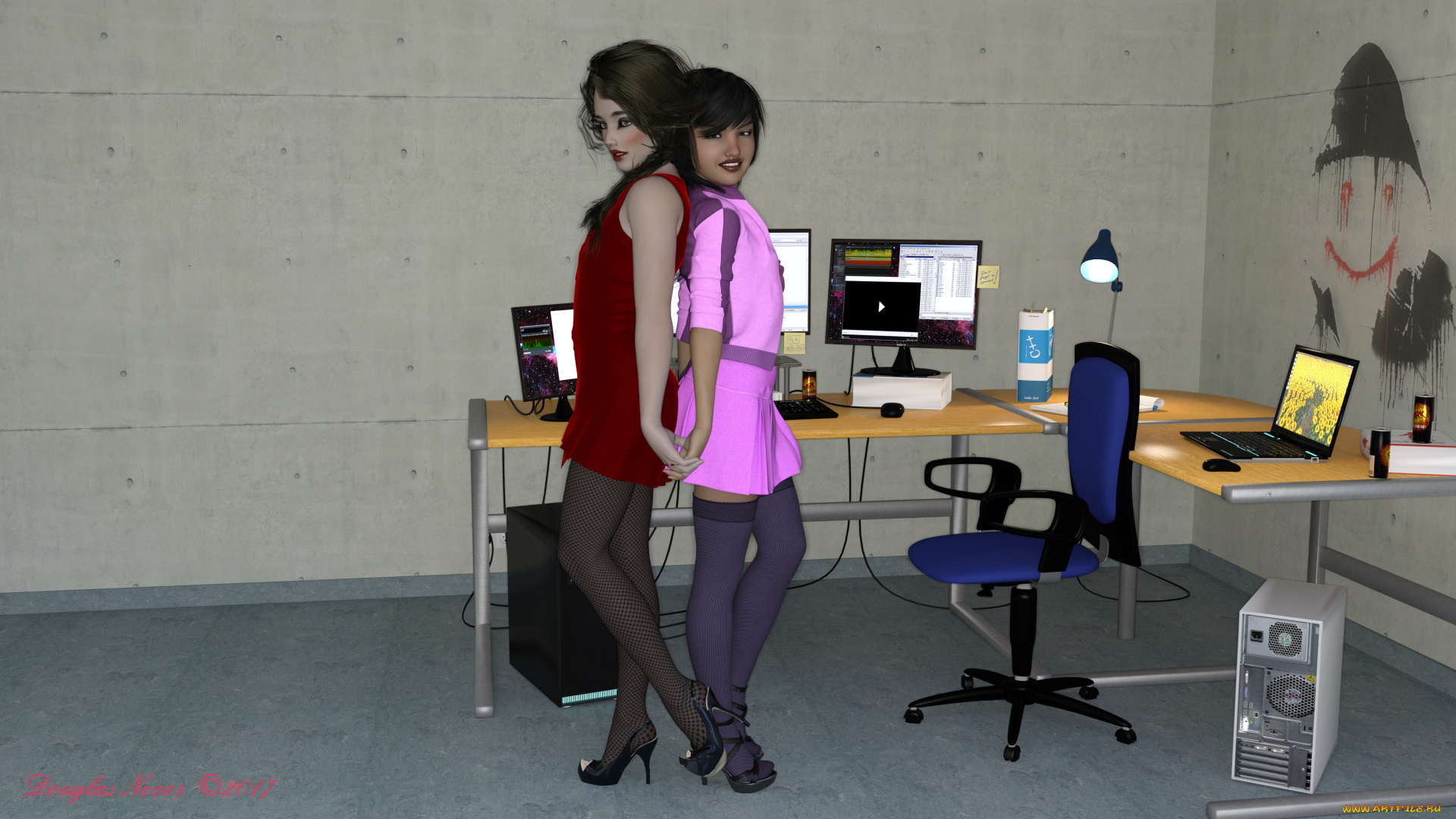 3д, графика, люди, , people, фон, взгляд, девушка