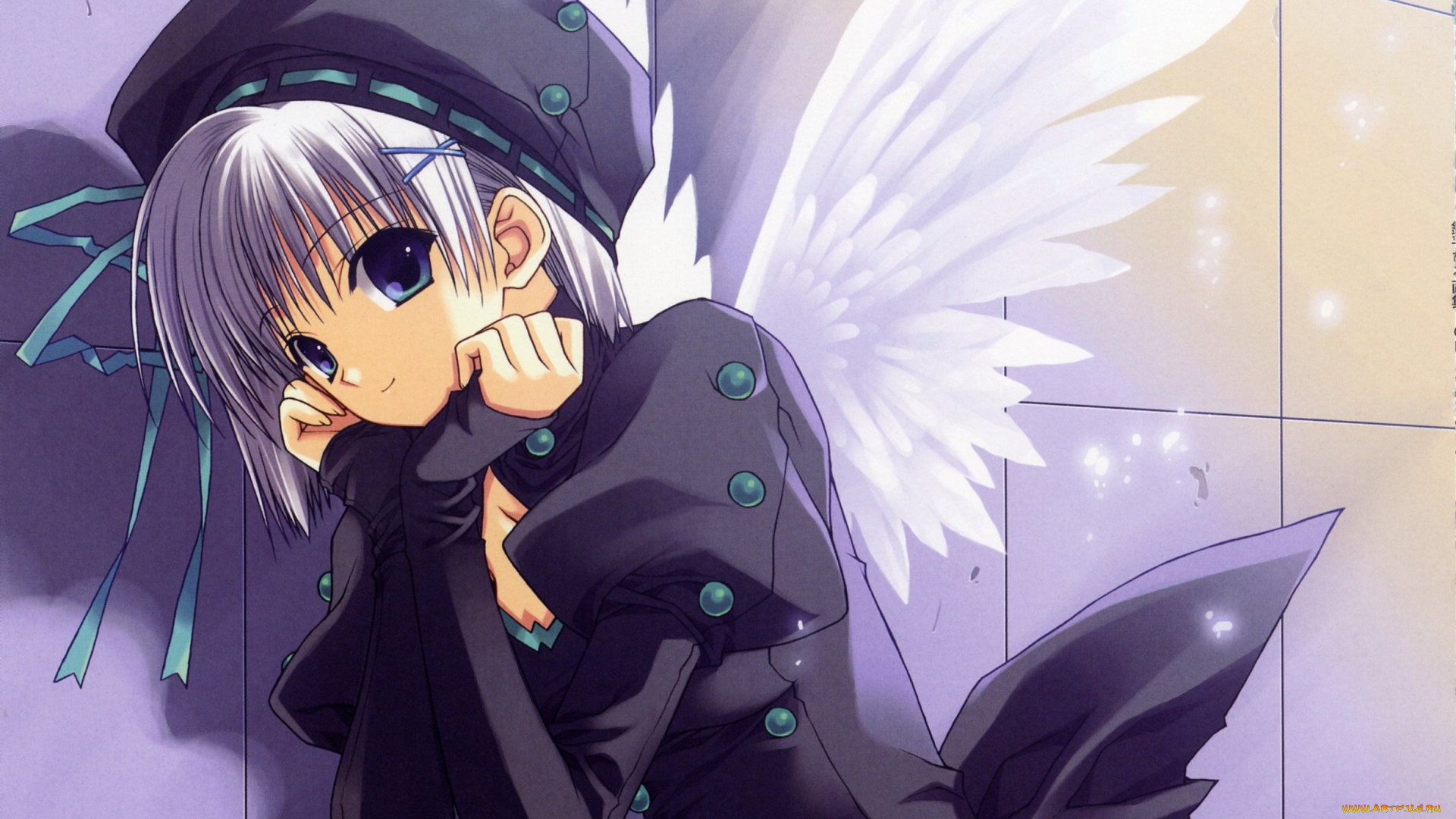 аниме, ангелы, , демоны, девушка