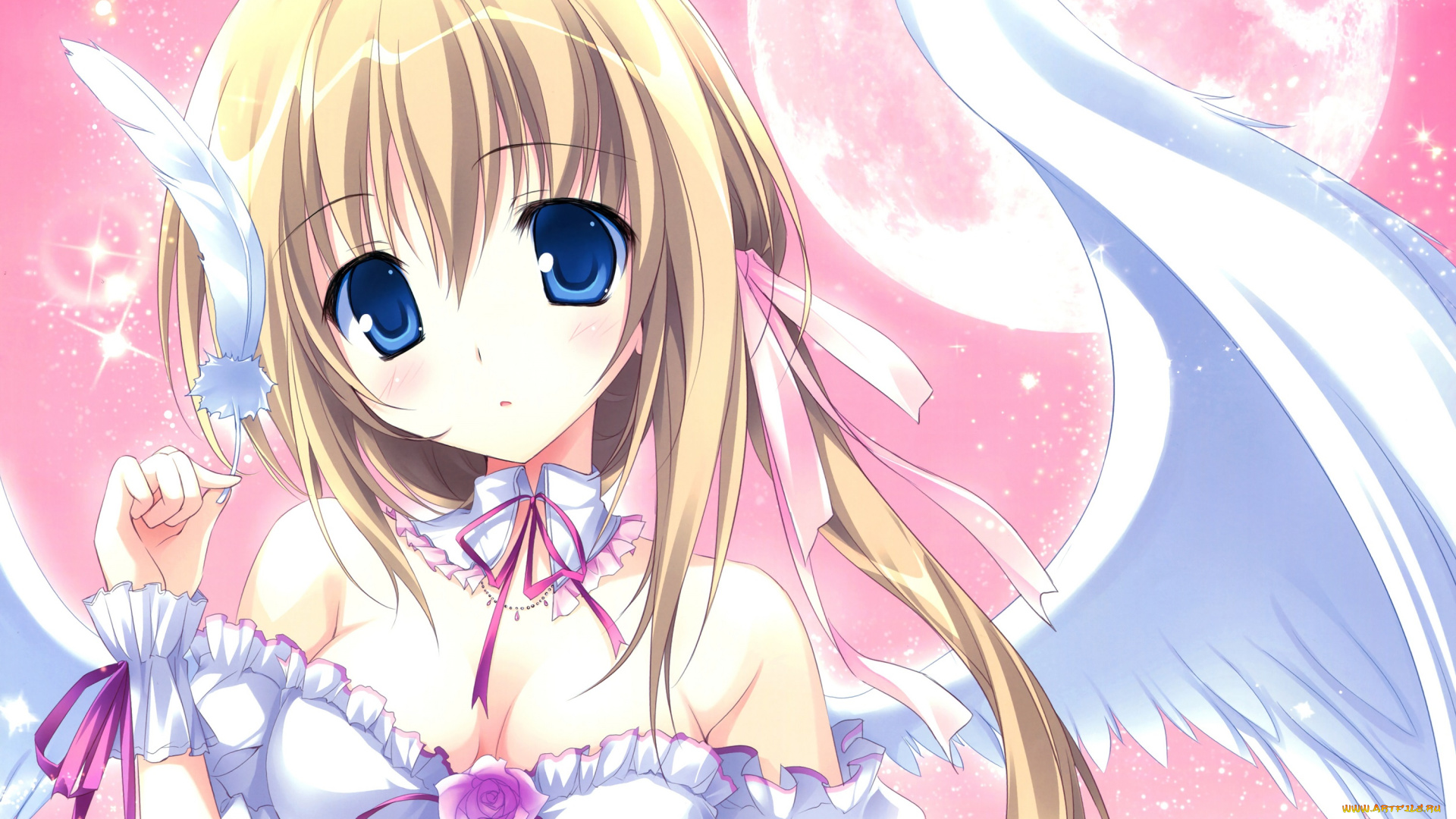 аниме, ангелы, , демоны, девушка