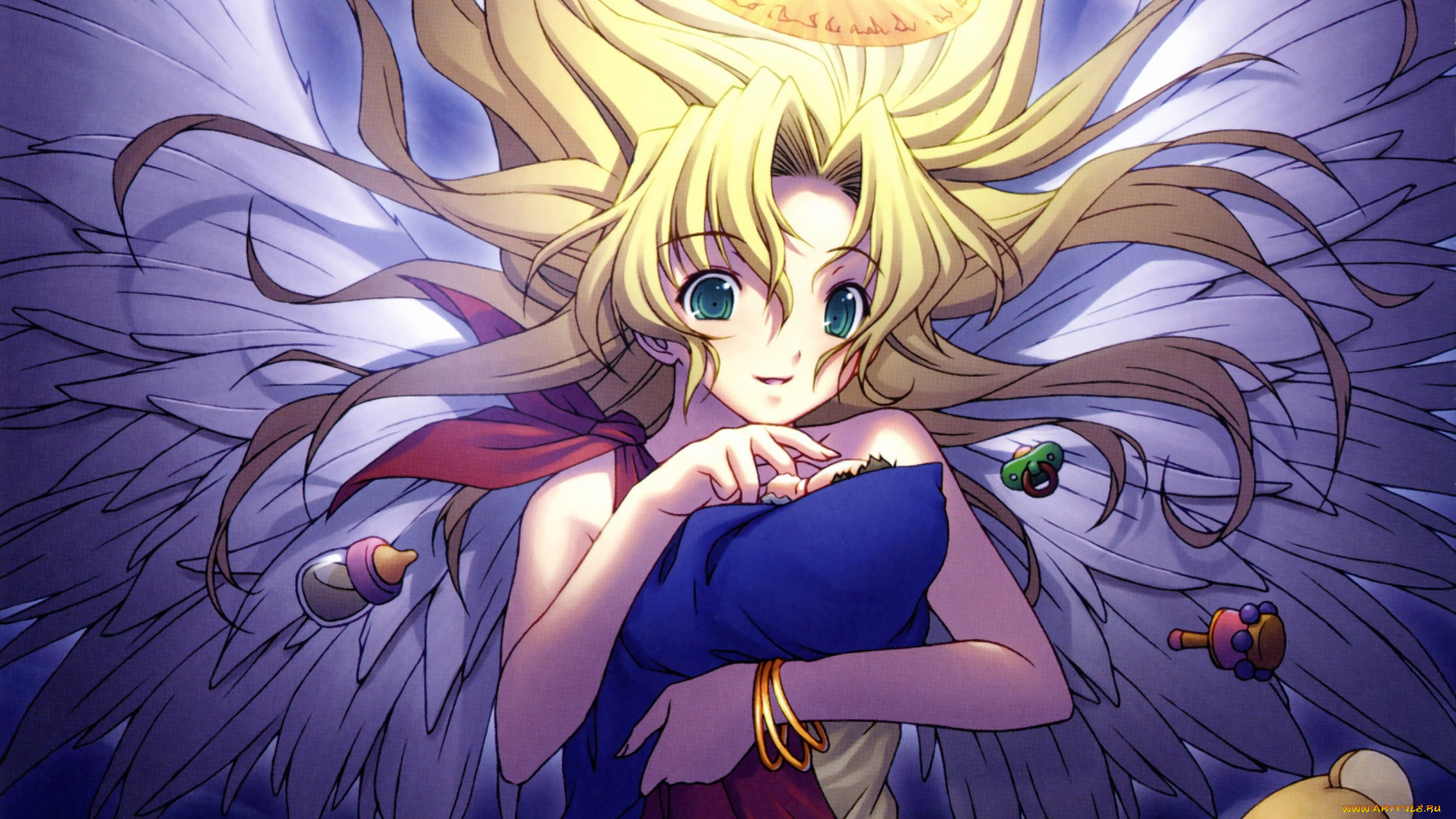 аниме, ангелы, , демоны, девушка