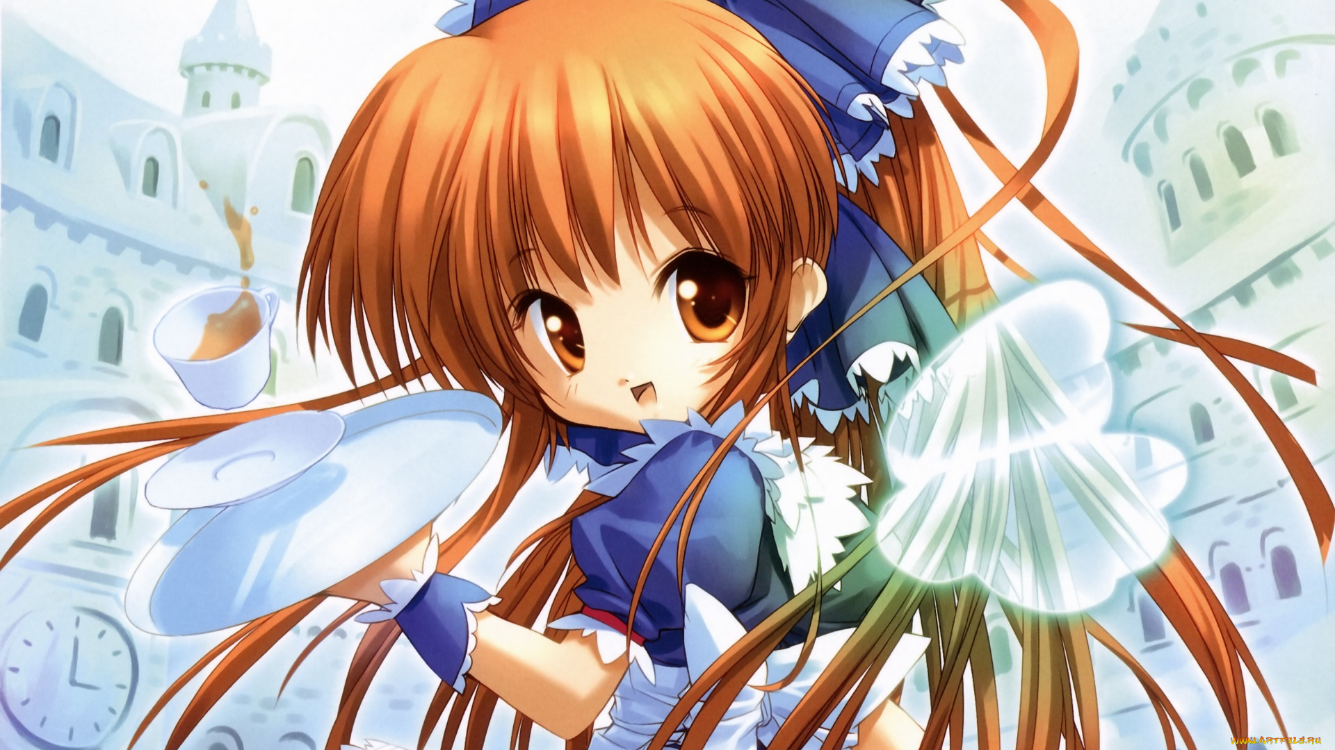 аниме, ангелы, , демоны, девушка