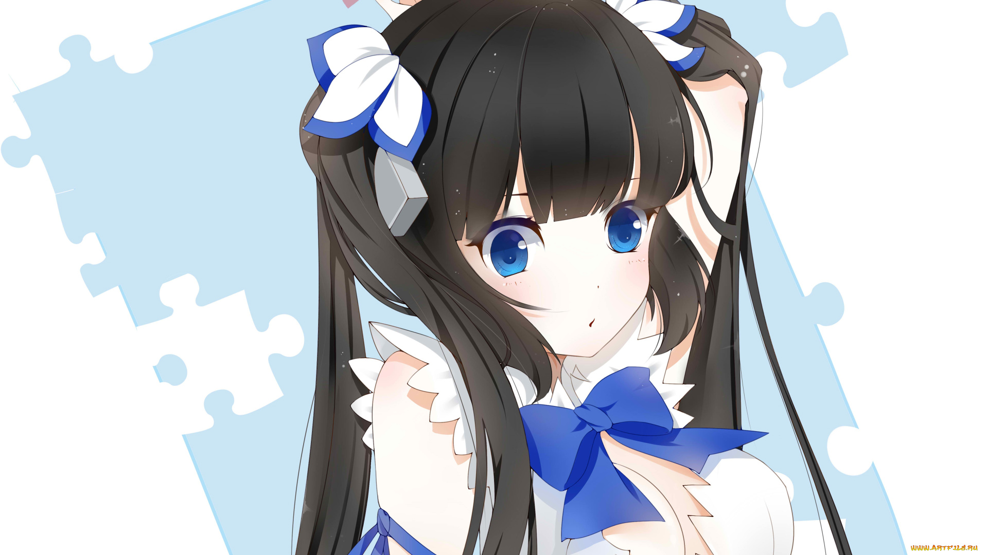 аниме, danmachi, девушка