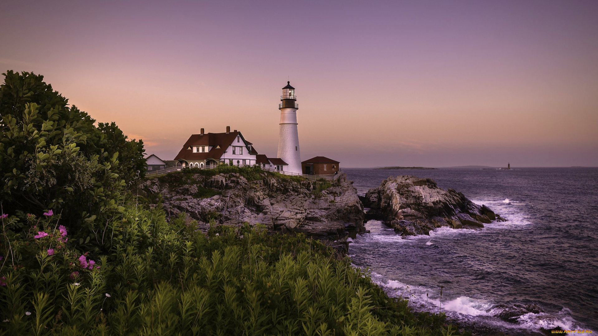 природа, маяки, простор