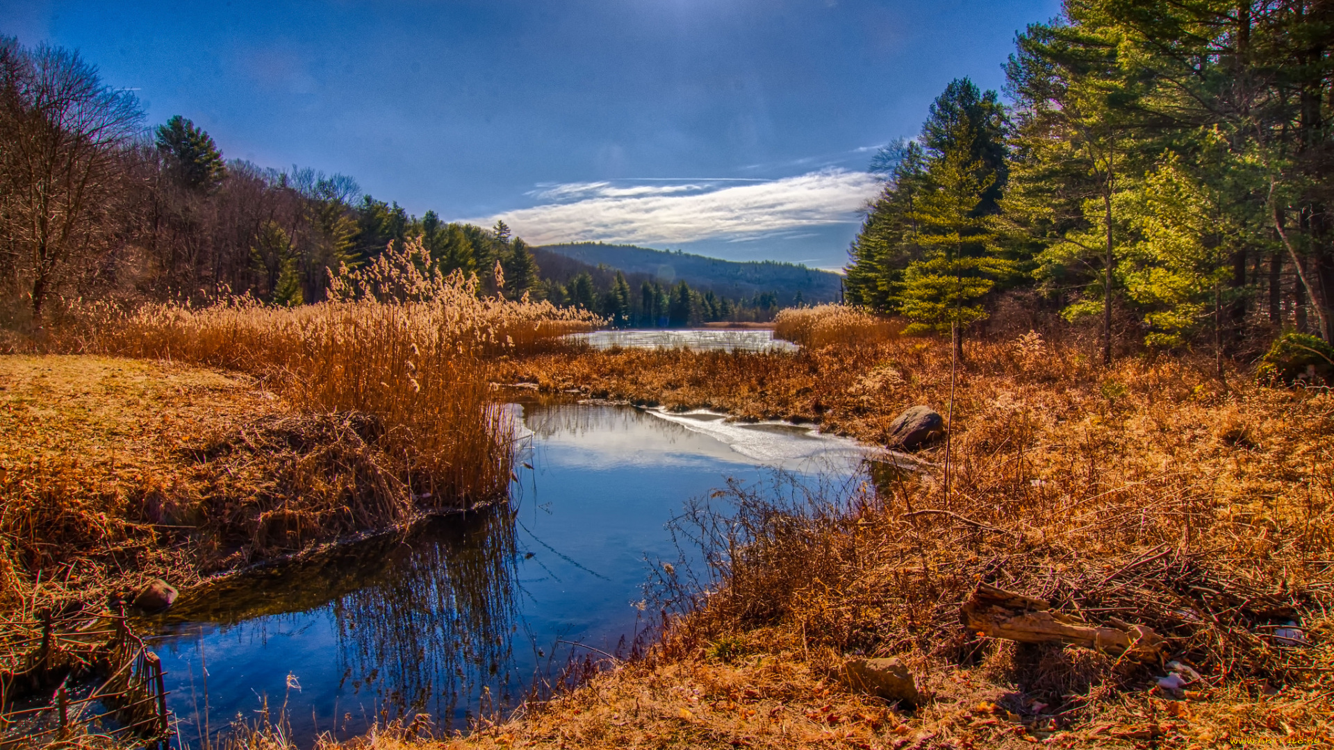 природа, реки, озера, простор