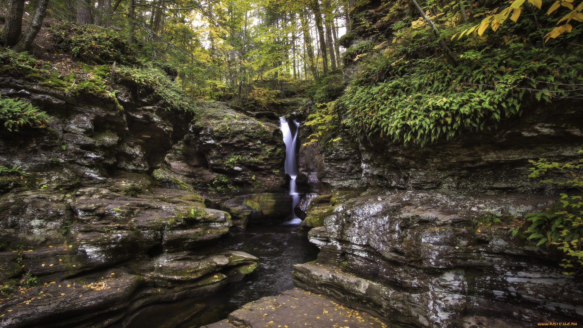 природа, водопады, простор