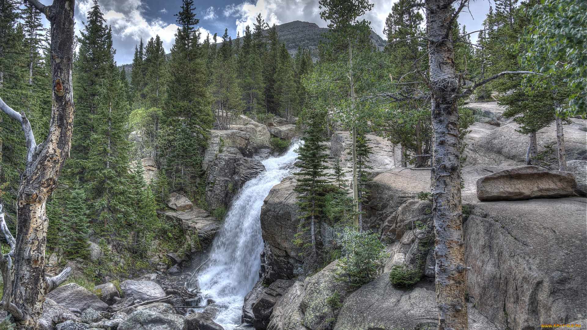 природа, водопады, простор