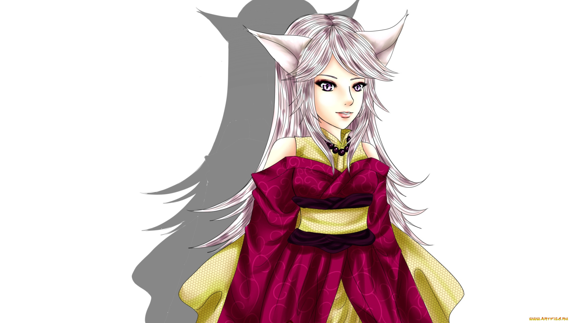 разное, арты, взгляд, девушка, фон