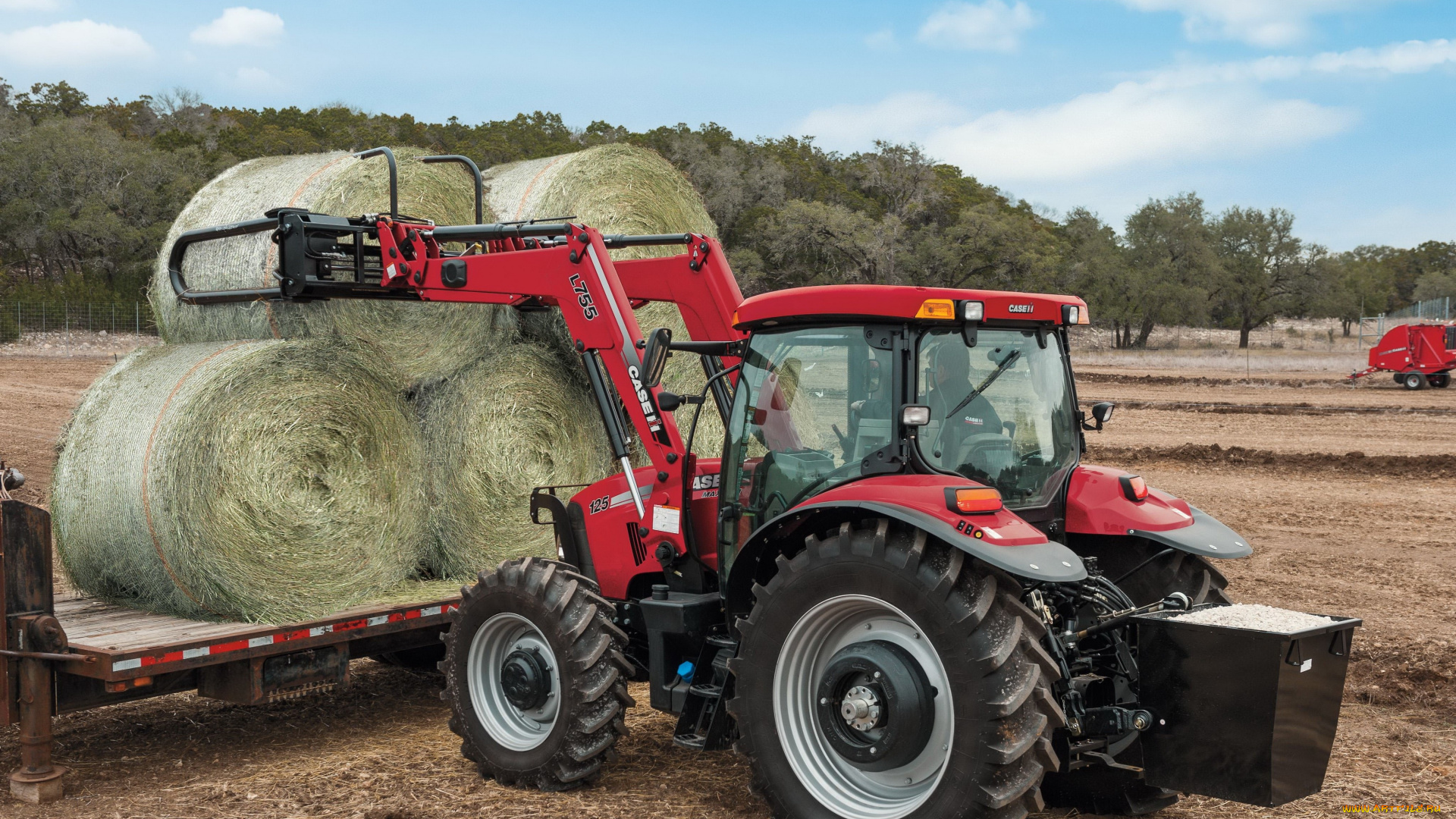 техника, фронтальные, погрузчики, case