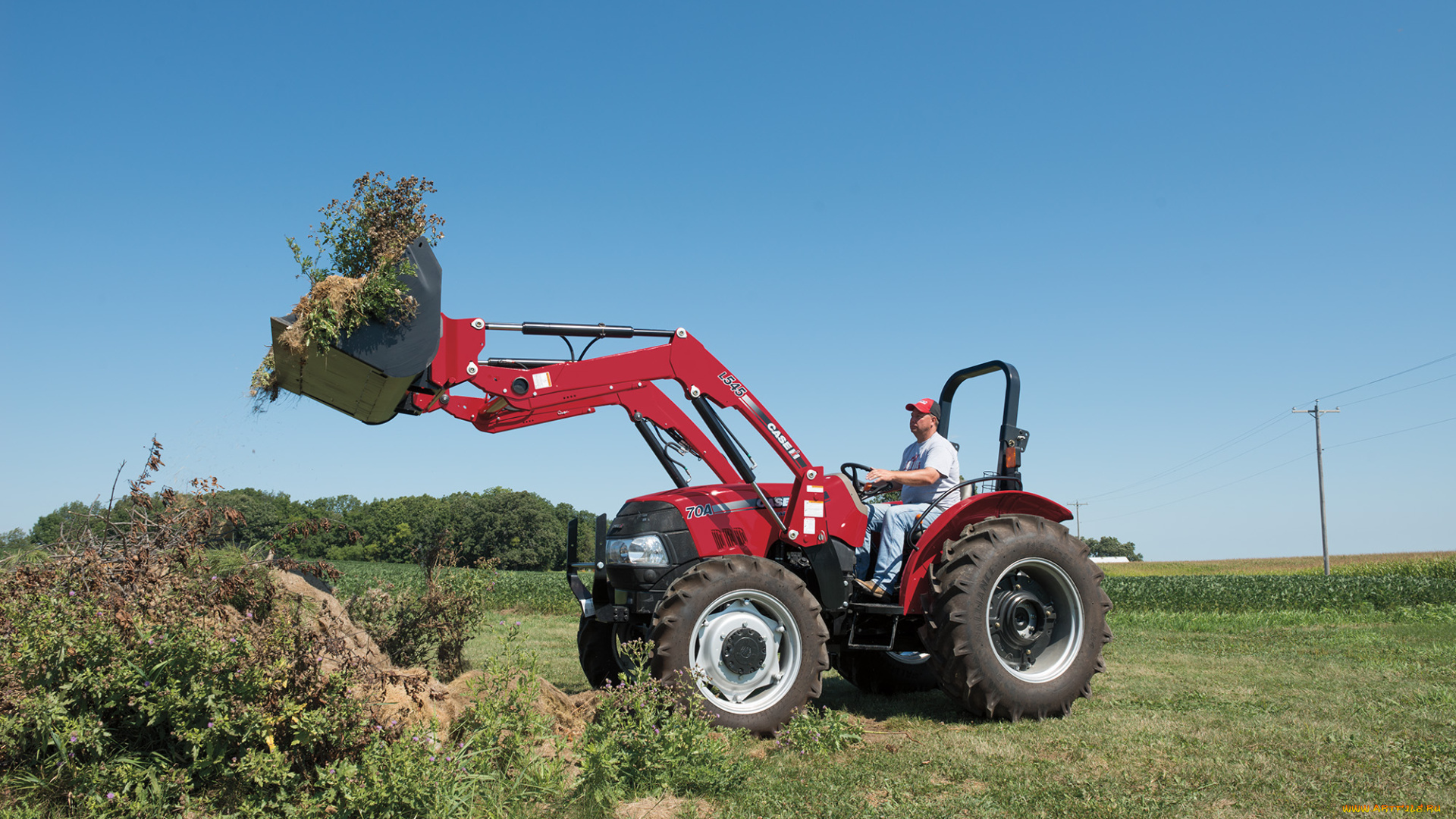 техника, фронтальные, погрузчики, case