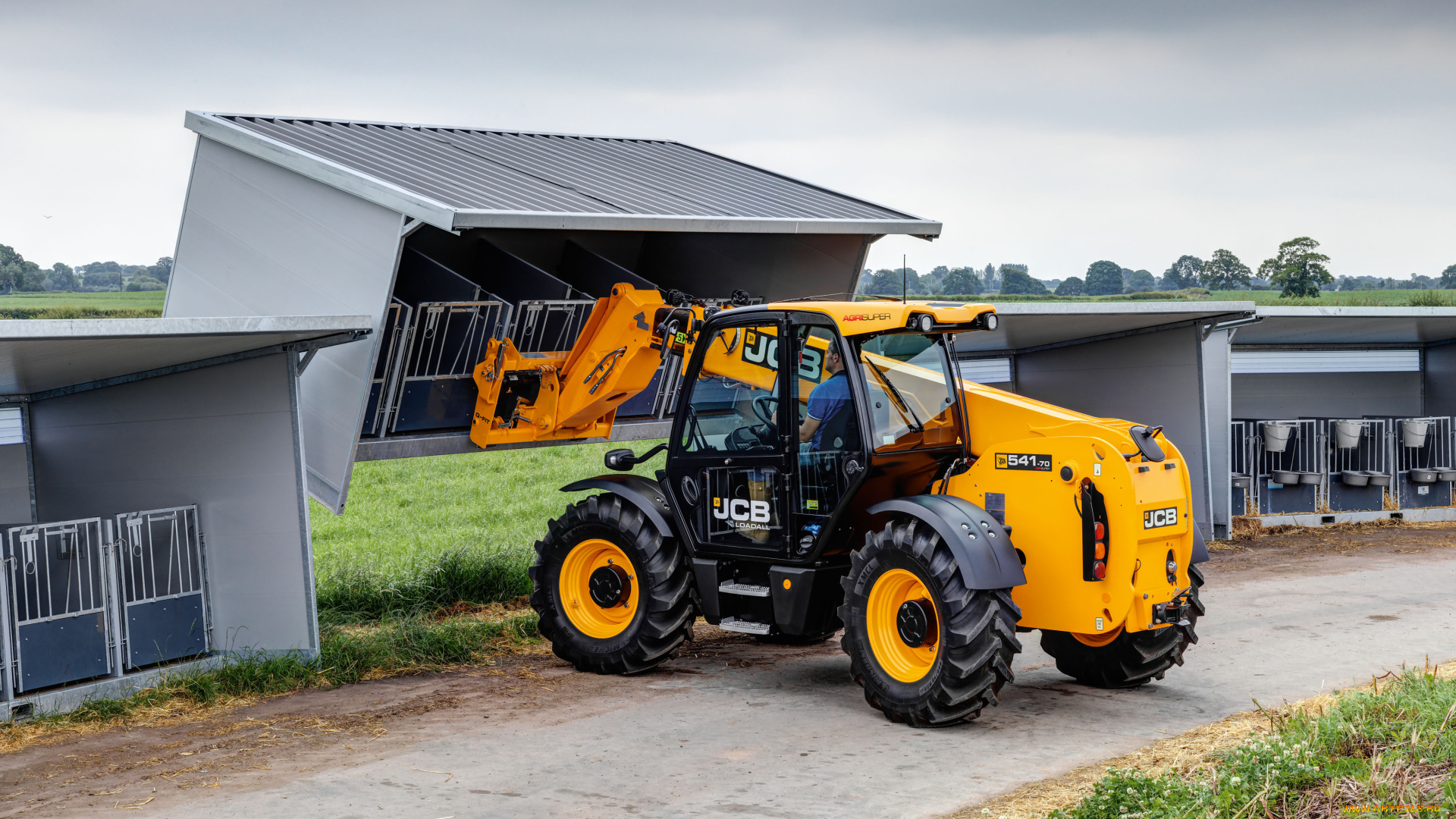 техника, фронтальные, погрузчики, jcb