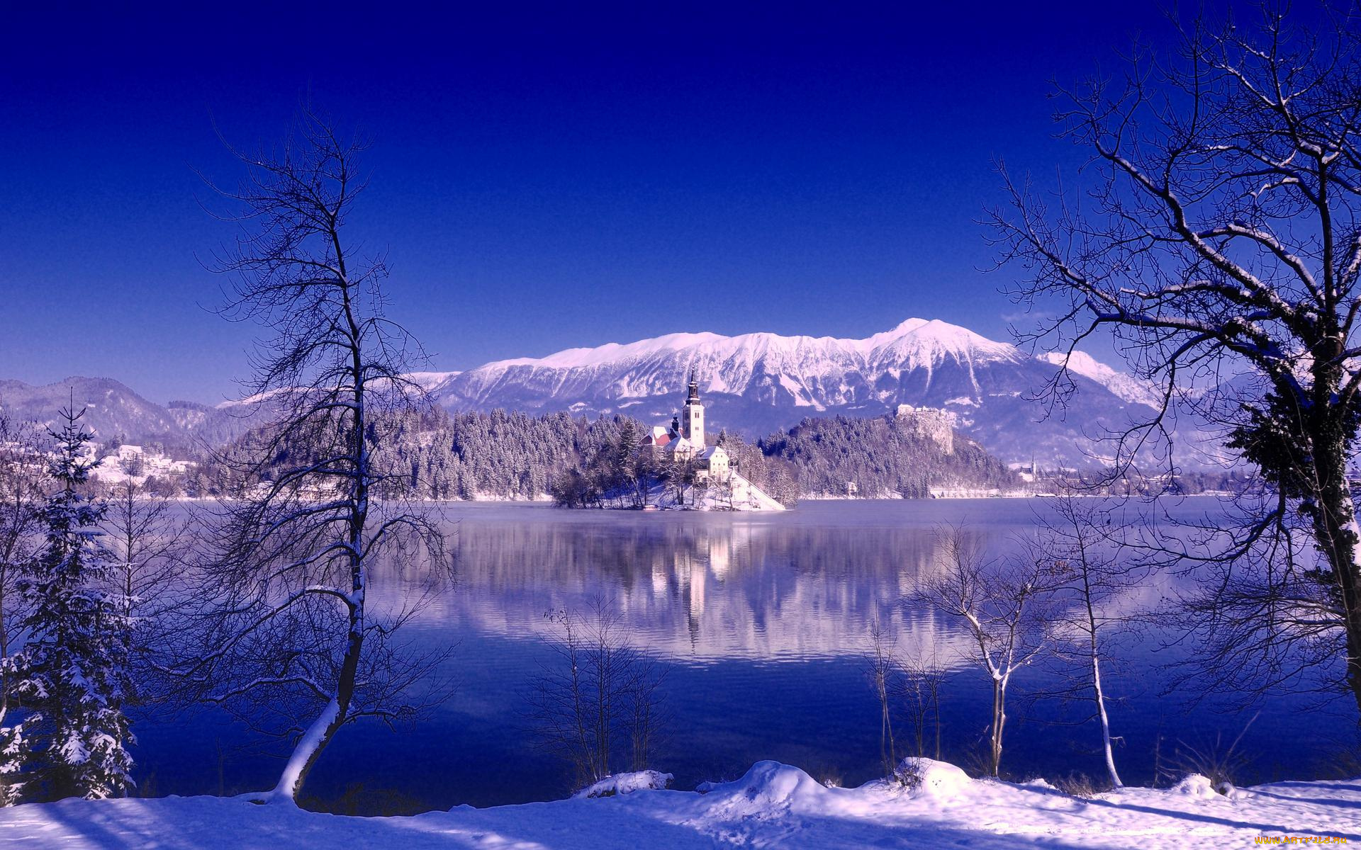 города, блед, , словения, bled, lake, озеро, блед, остров