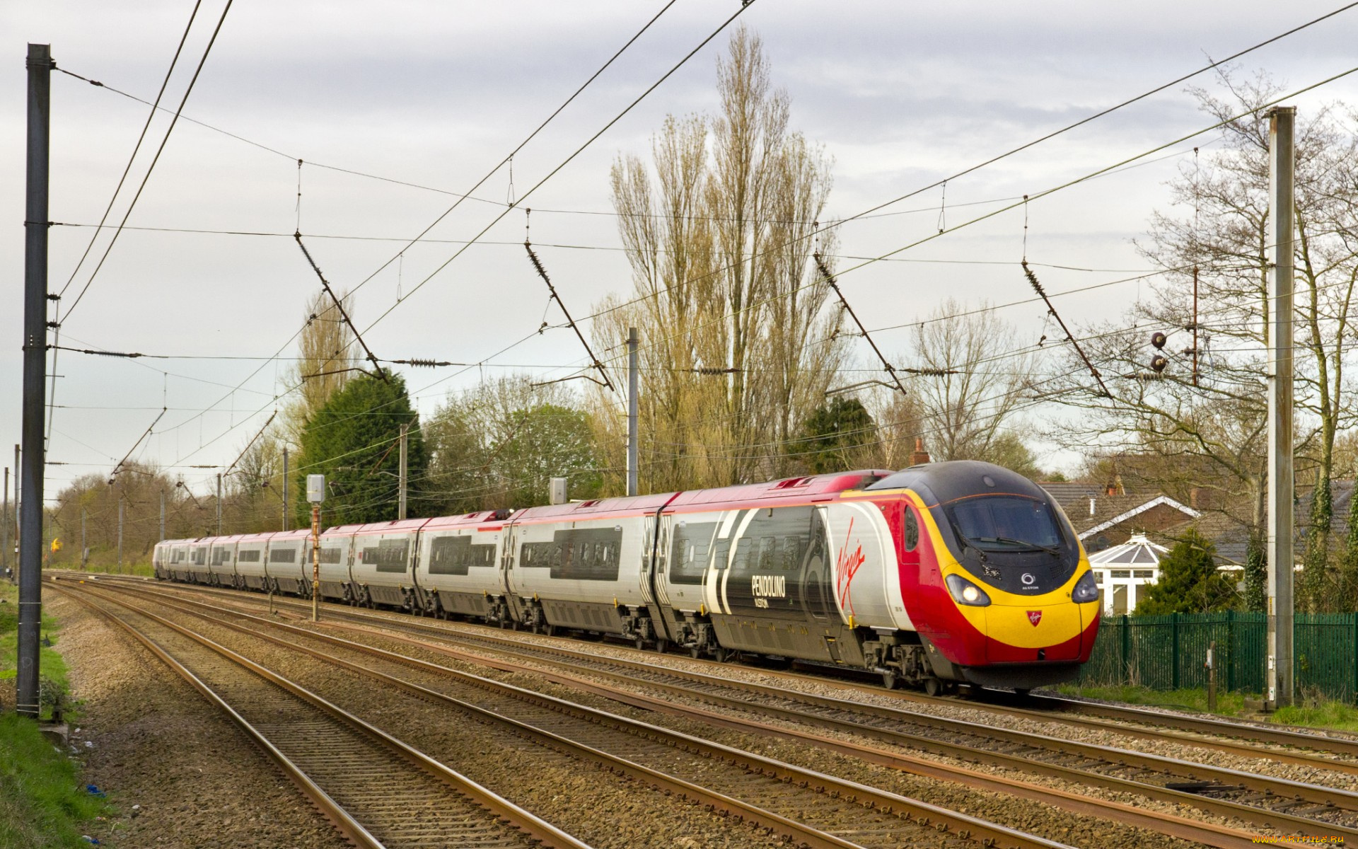 техника, поезда, локомотив, состав