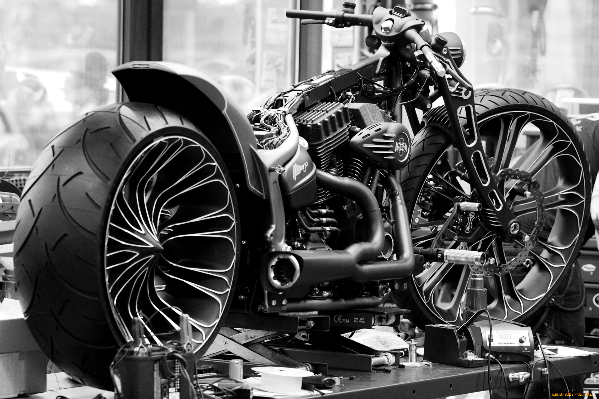 мотоциклы, customs, custom