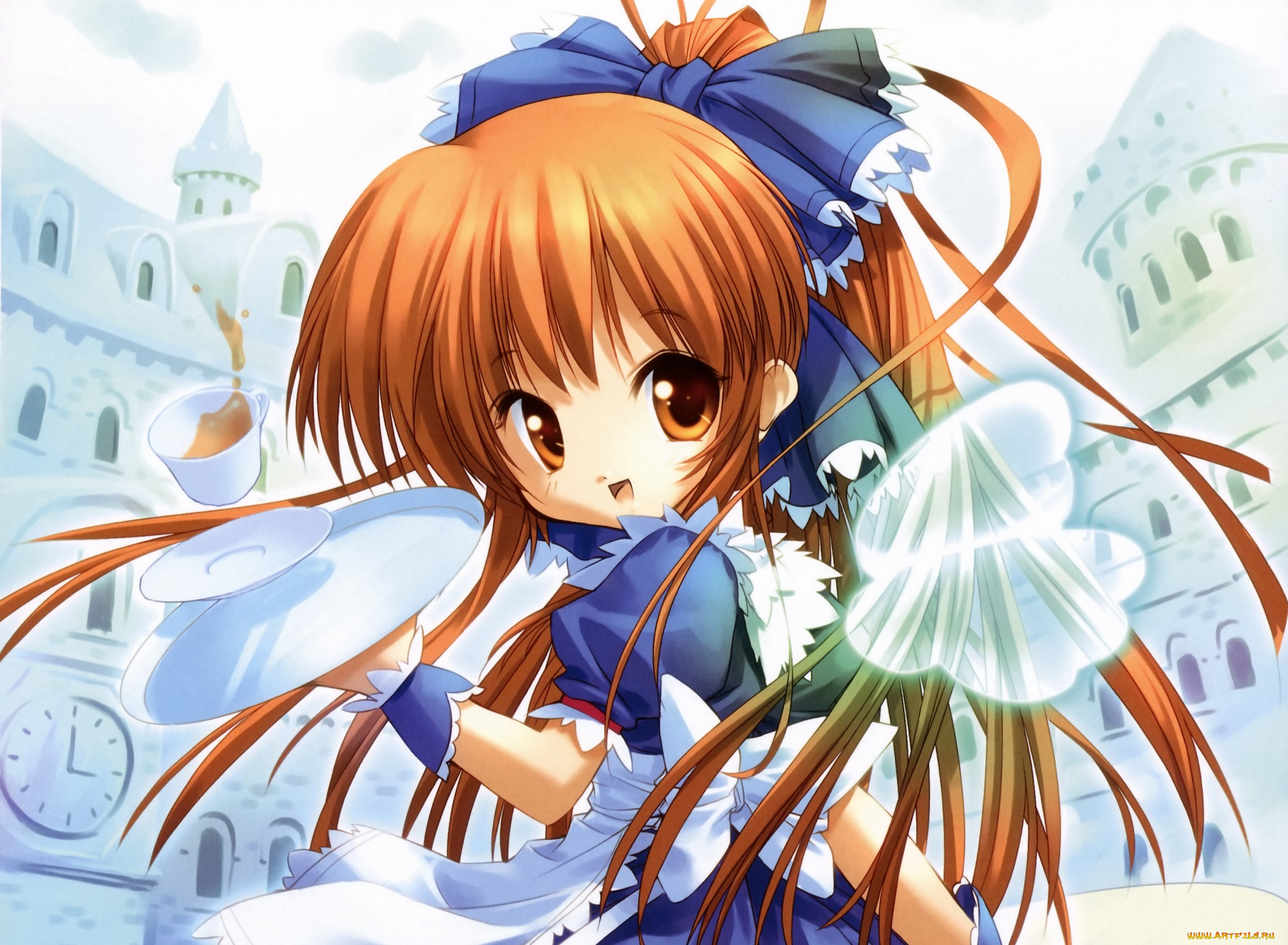 аниме, ангелы, , демоны, девушка