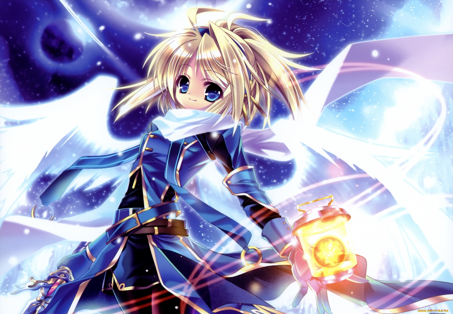 аниме, ангелы, , демоны, девушка