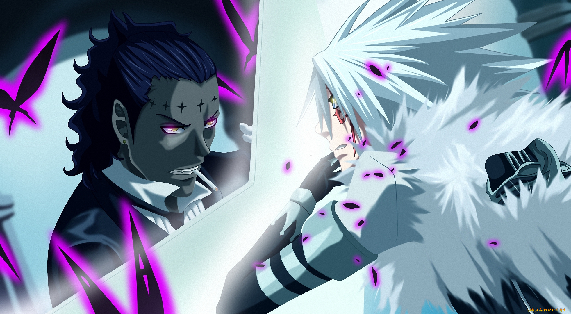 аниме, , gray-man, allen, walker, парень, воин, экзорцист, tyki, mikk