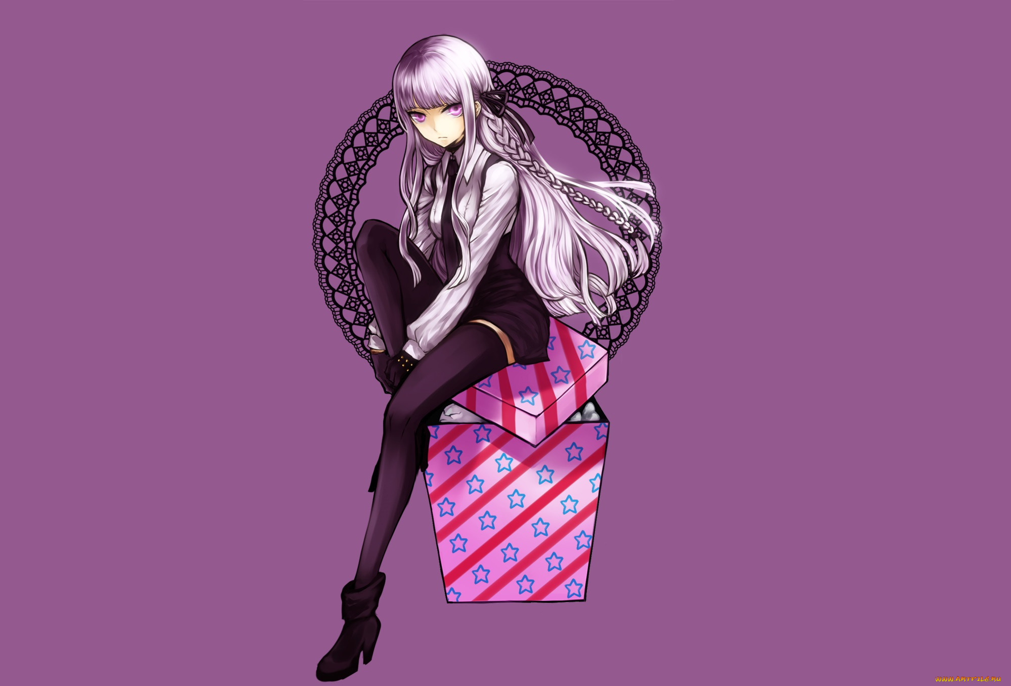 аниме, danganronpa, девушка