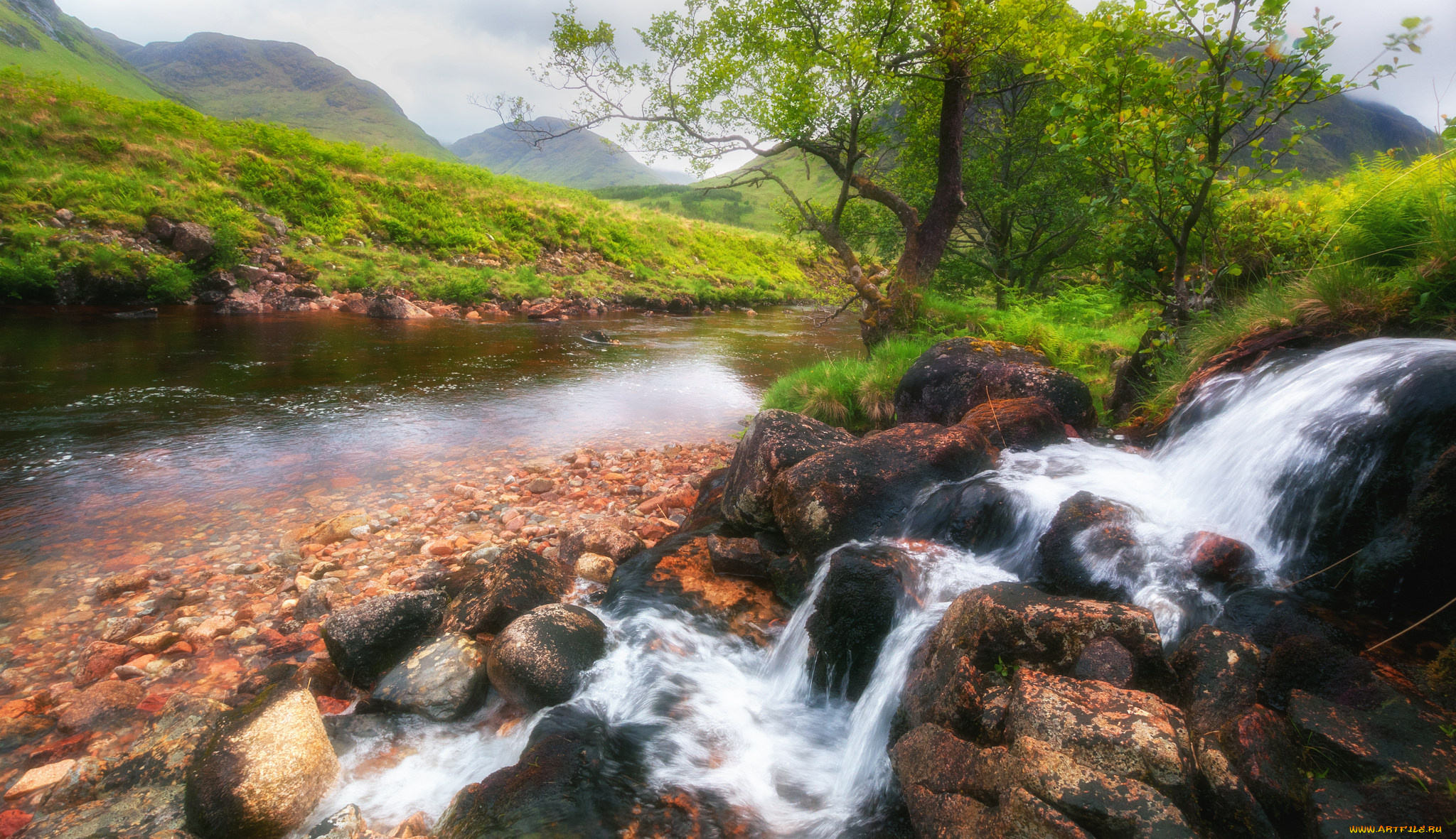 природа, реки, озера, простор