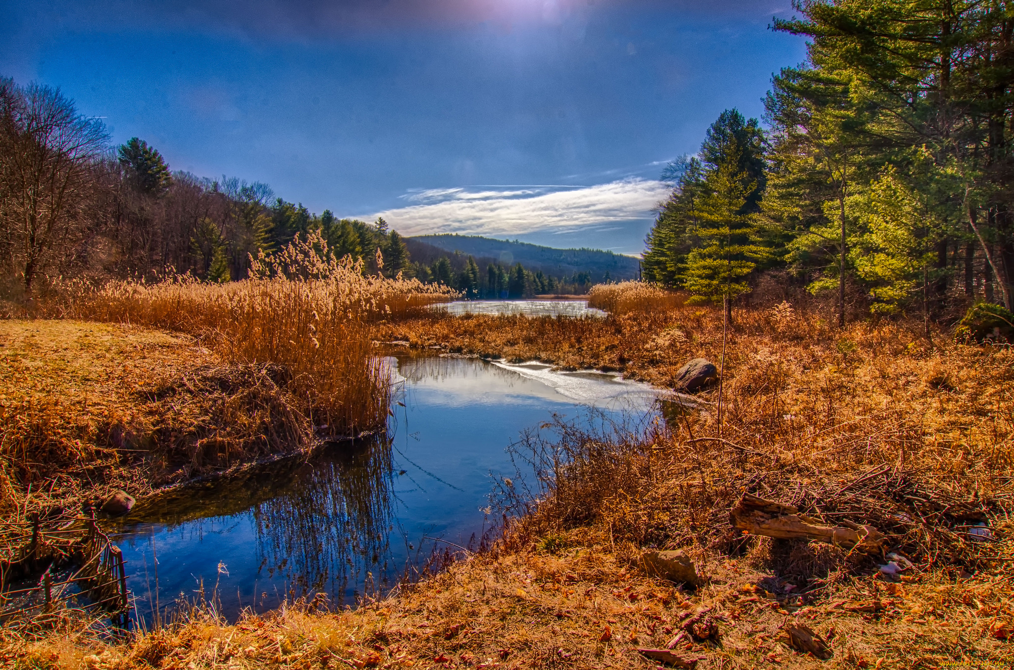 природа, реки, озера, простор