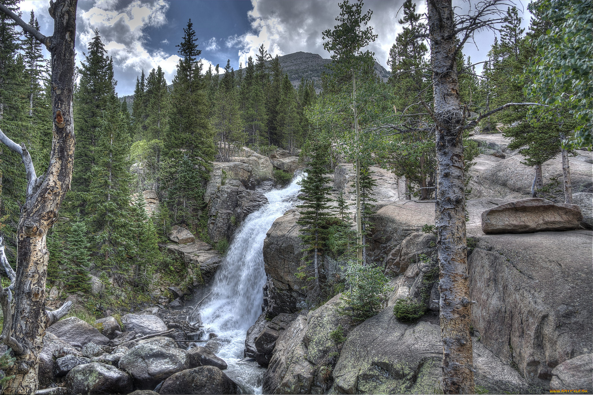 природа, водопады, простор