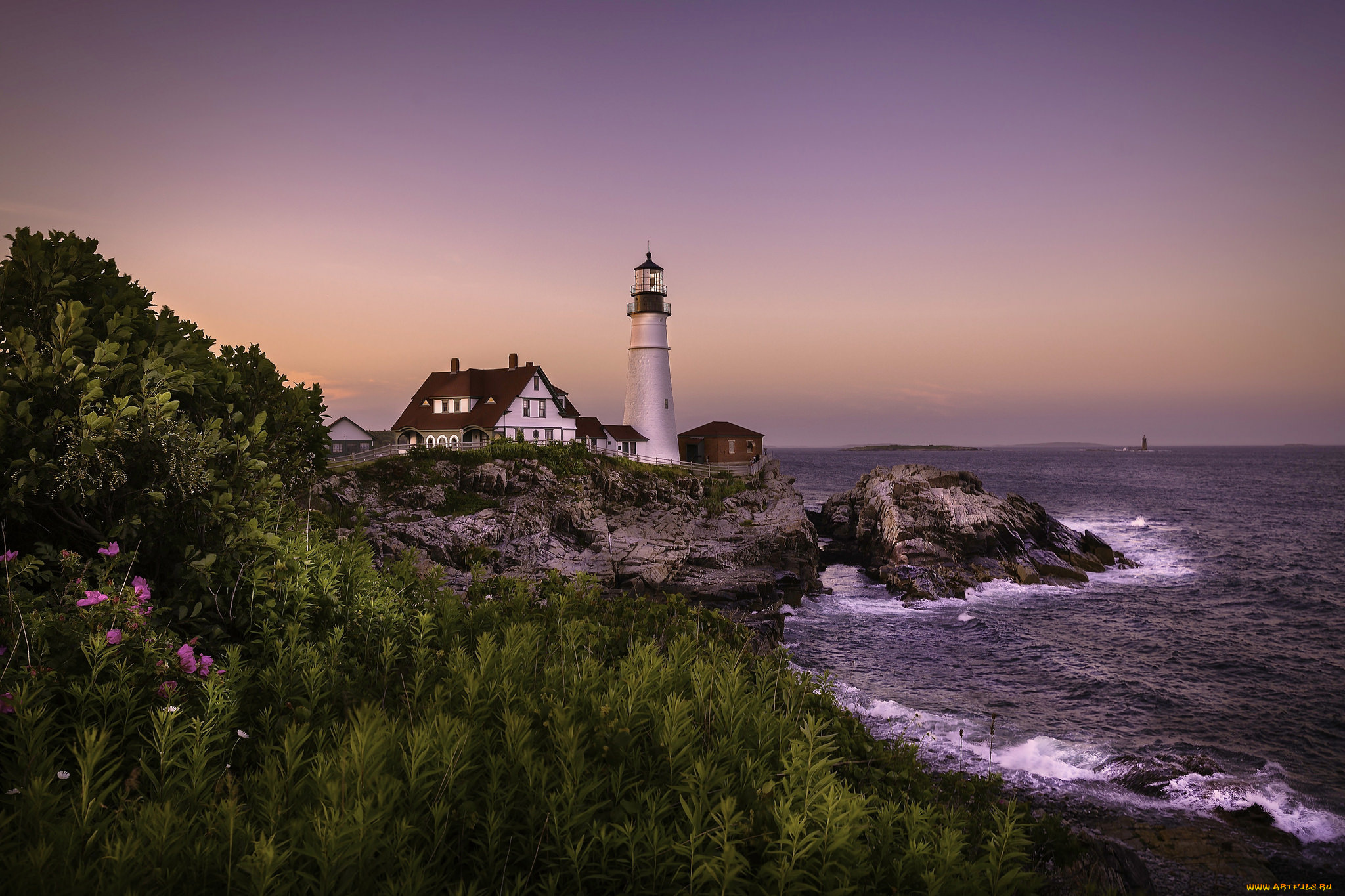 природа, маяки, простор