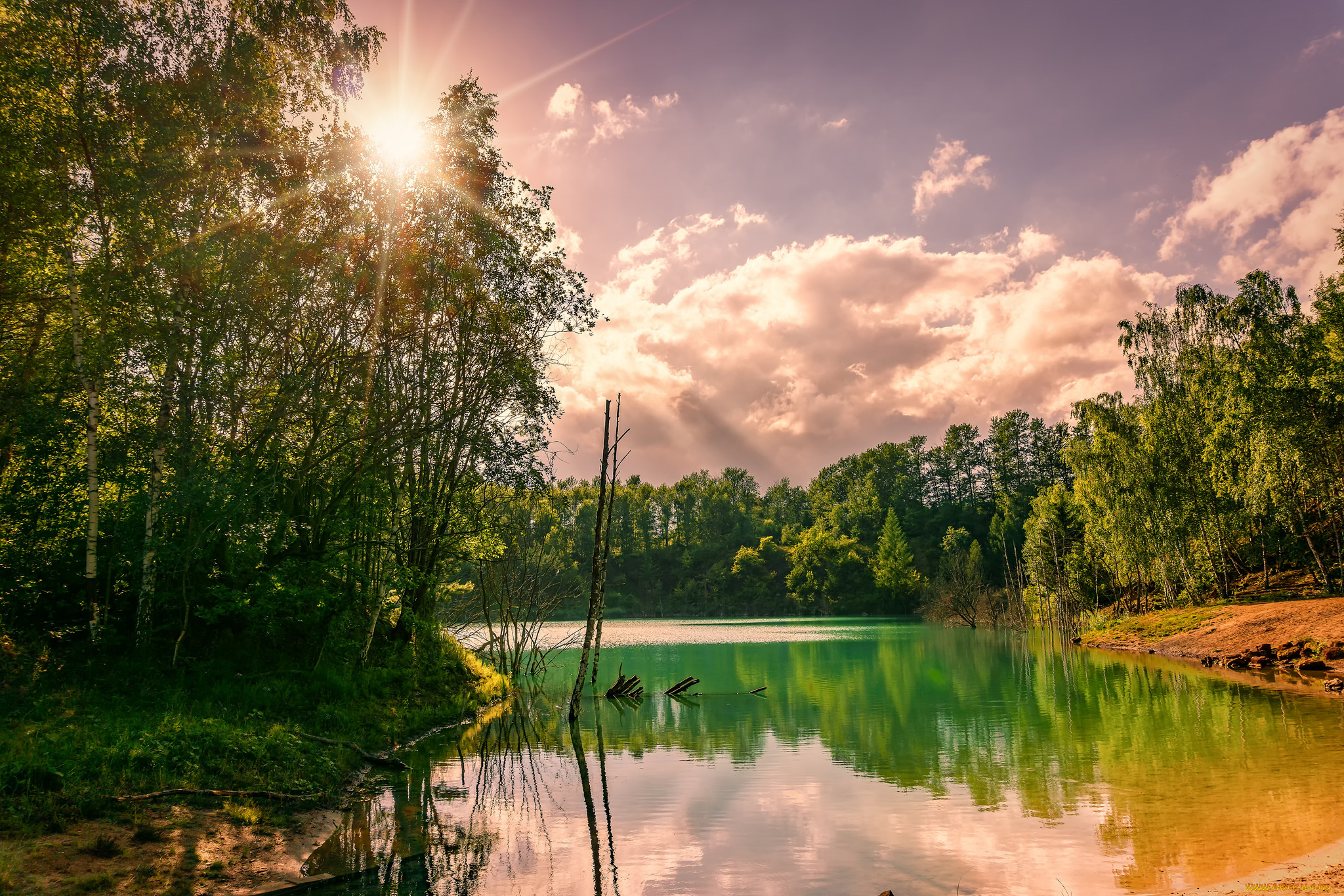 природа, реки, озера, простор