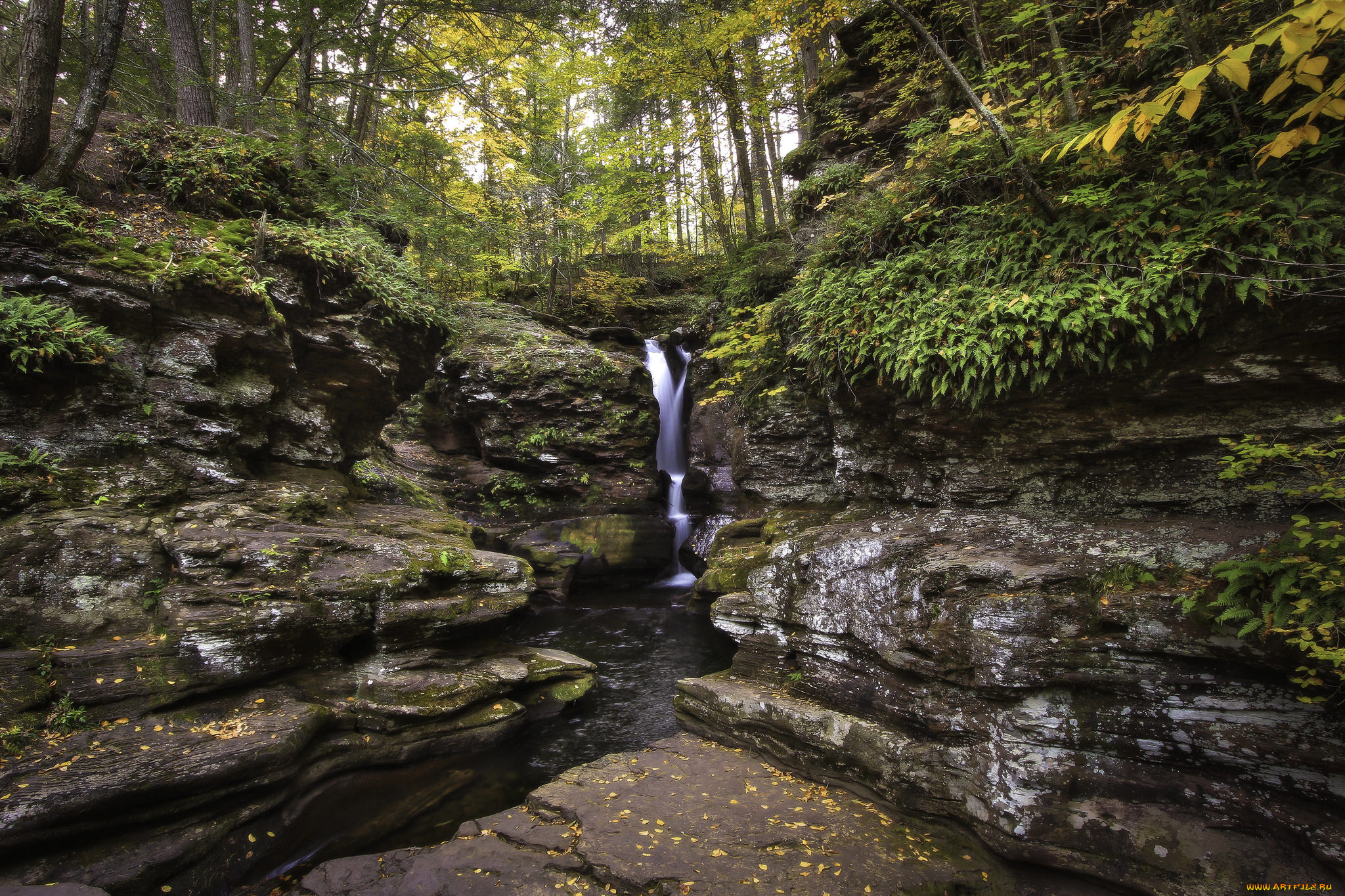 природа, водопады, простор