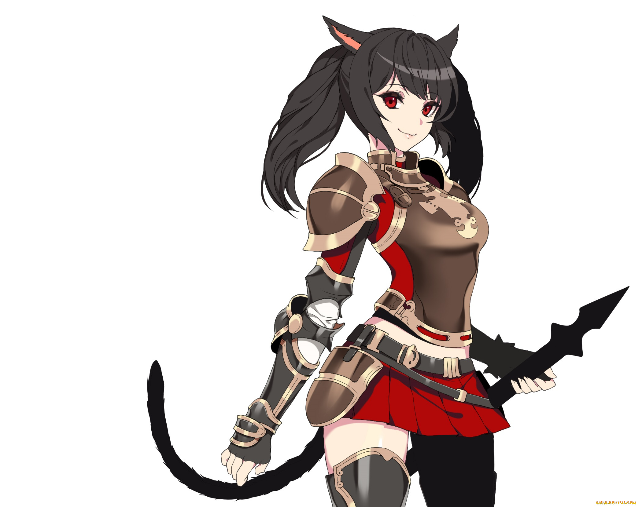 аниме, final, fantasy, девушка