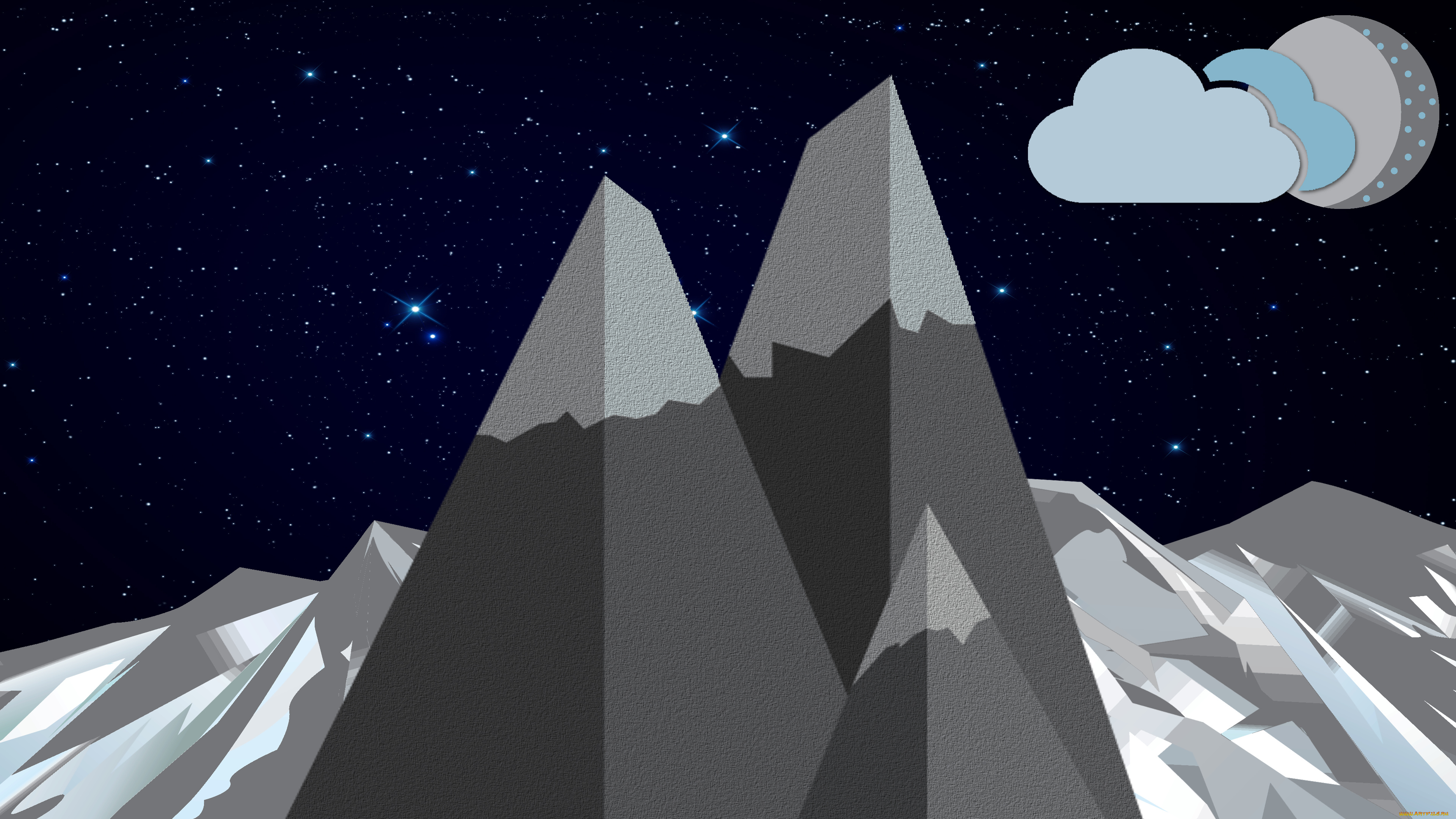 векторная, графика, природа, , nature, фон, горы