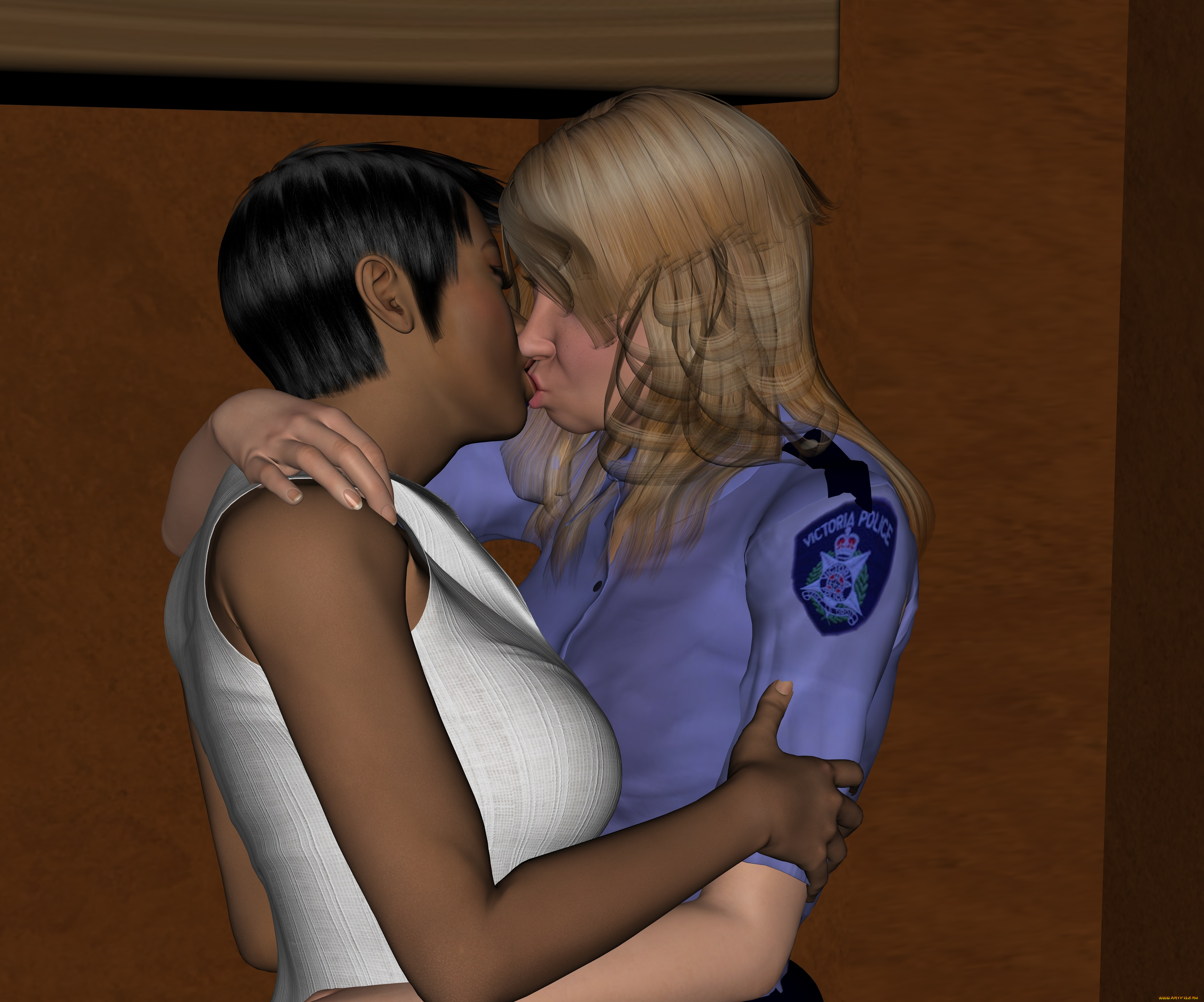 carabinieri, 3д, графика, люди, , people, взгляд, фон, девушки