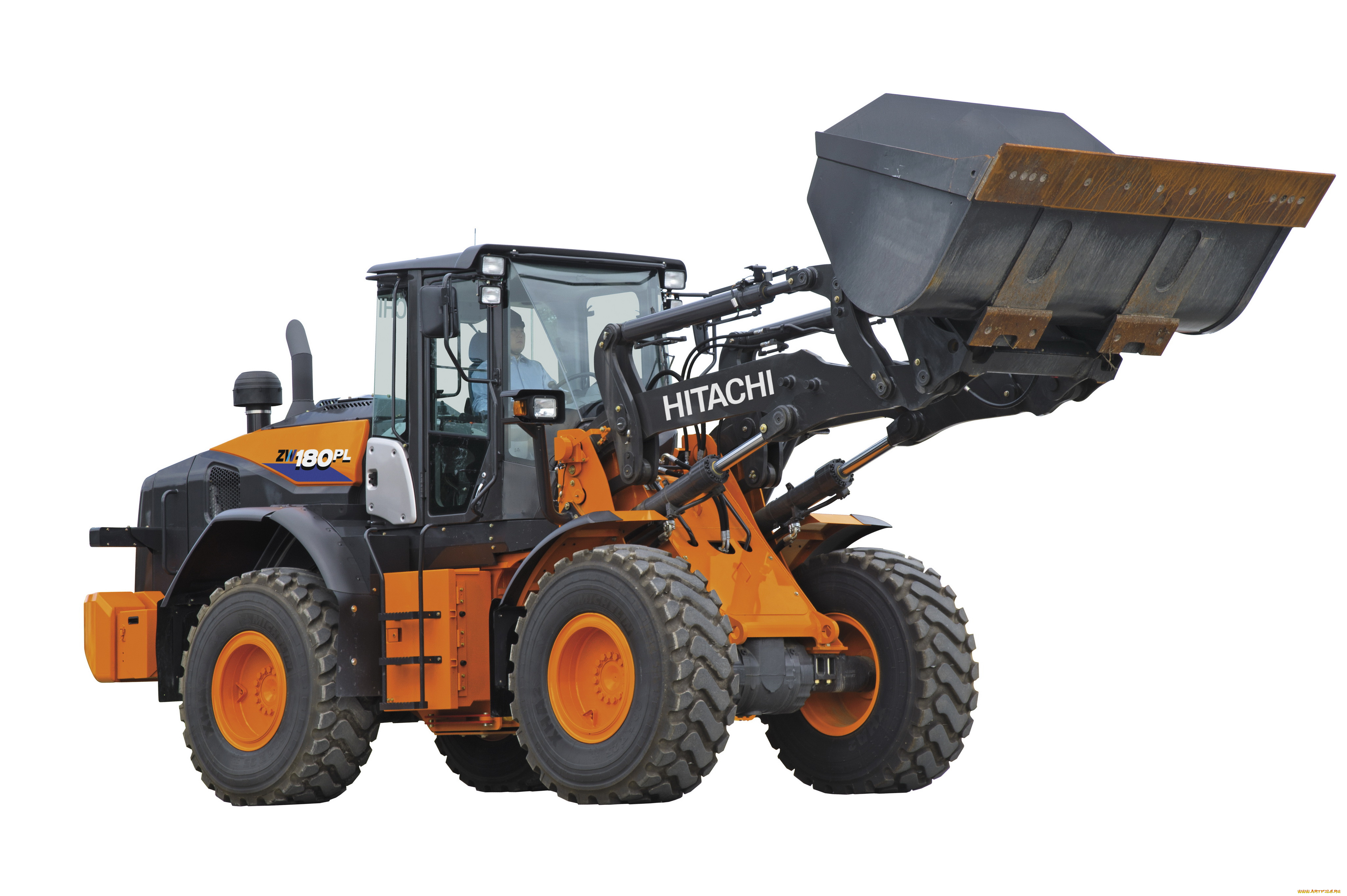 техника, фронтальные, погрузчики, hitachi