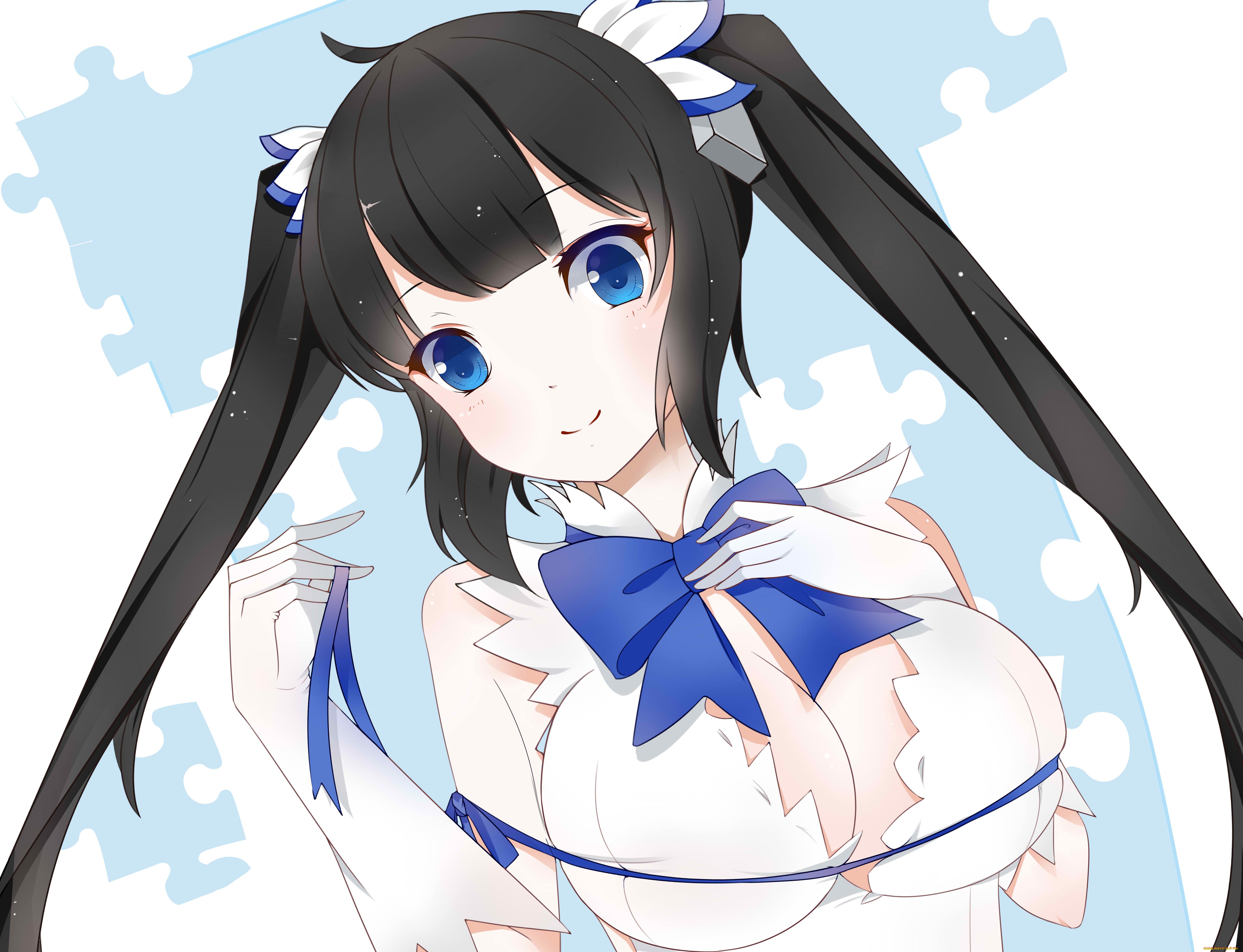 аниме, danmachi, девушка