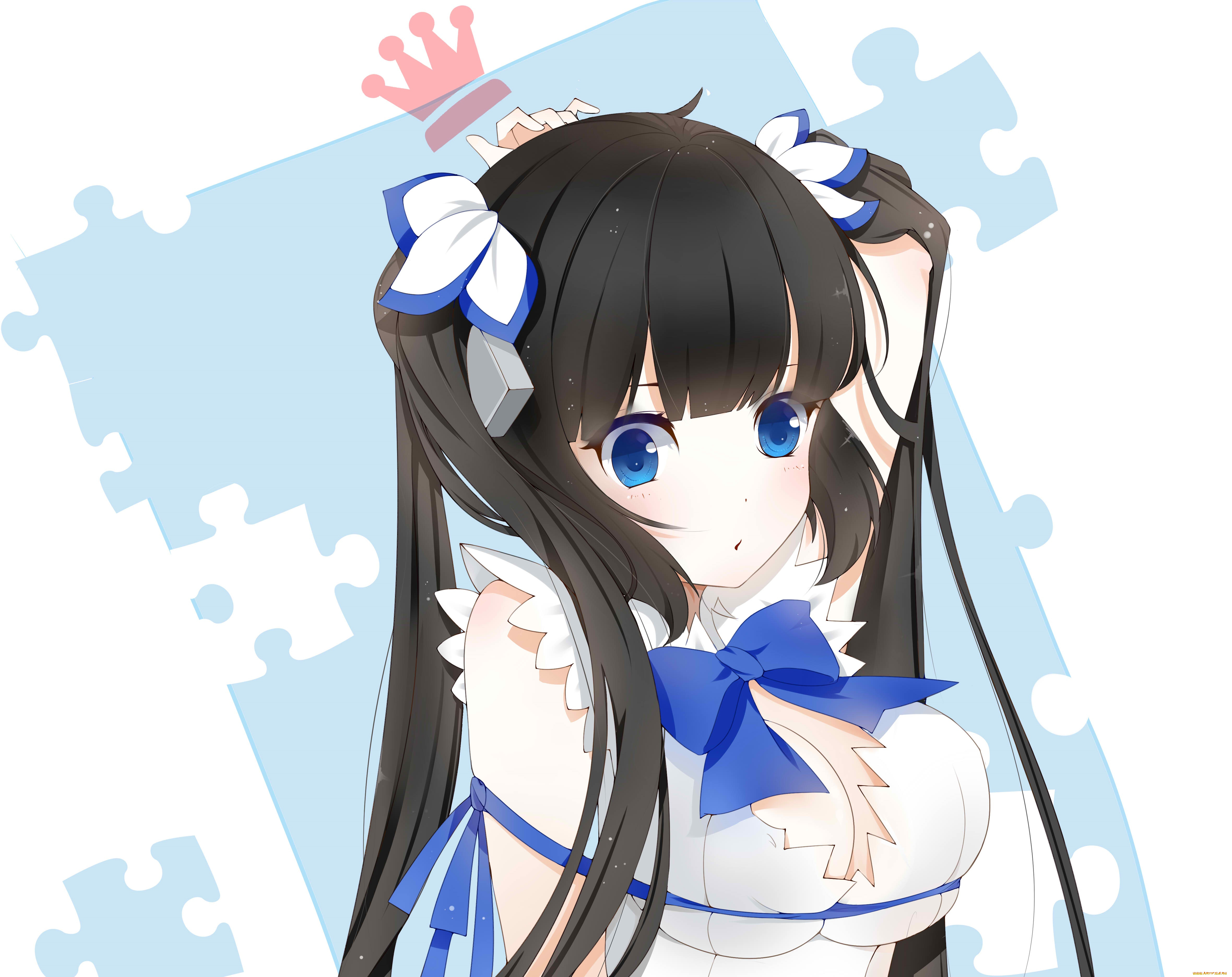 аниме, danmachi, девушка