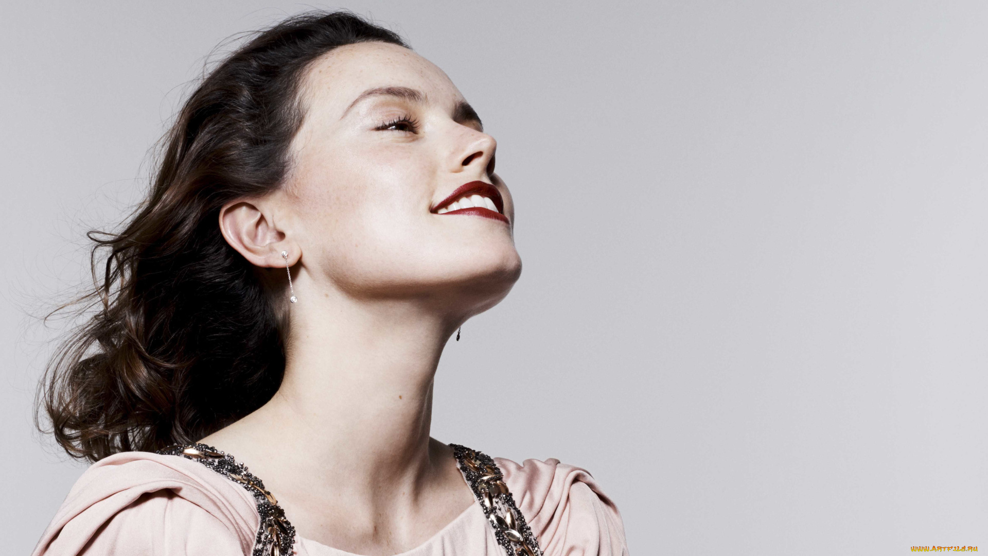 девушки, daisy, ridley, лицо, daisy, ridley, улыбка, брюнетка