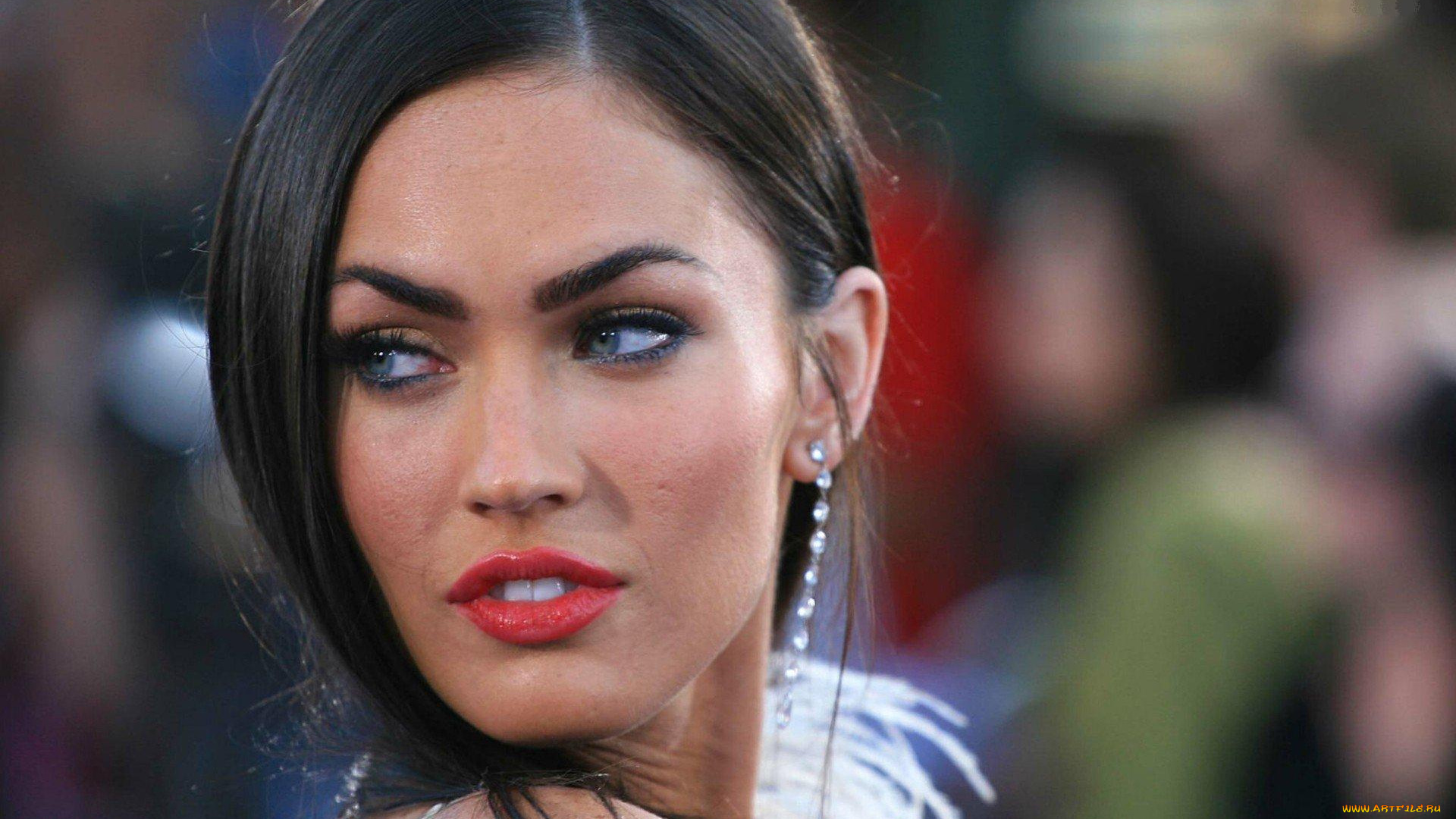 девушки, megan, fox, лицо, брюнетка, актриса