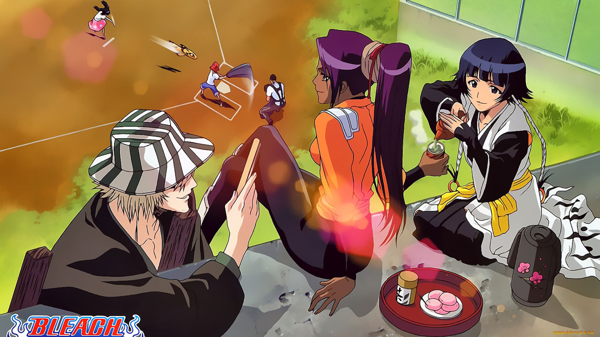 календари, аниме, 2019, calendar, еда, шляпа, девушка, юноша