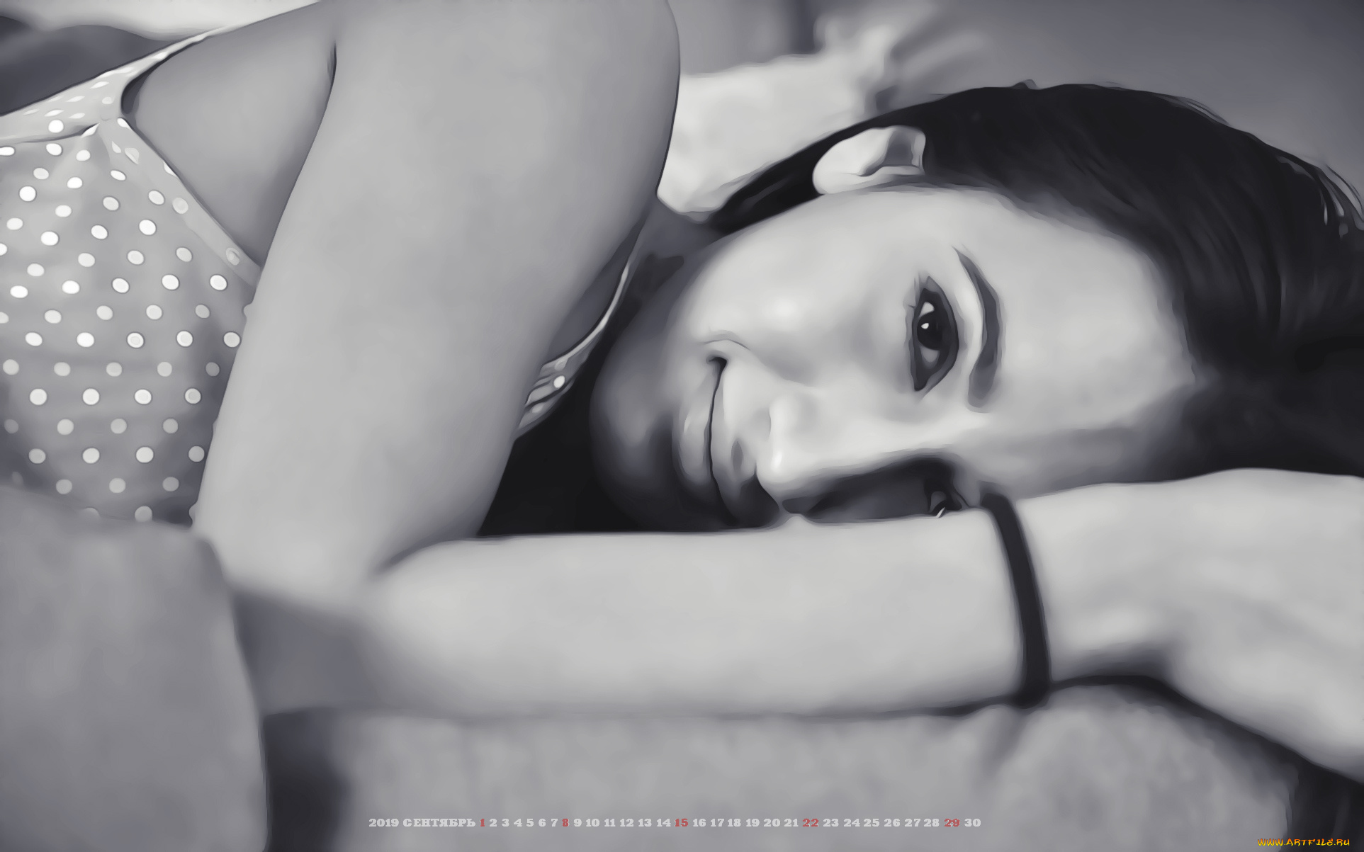 календари, компьютерный, дизайн, улыбка, 2019, calendar, женщина, девушка, взгляд