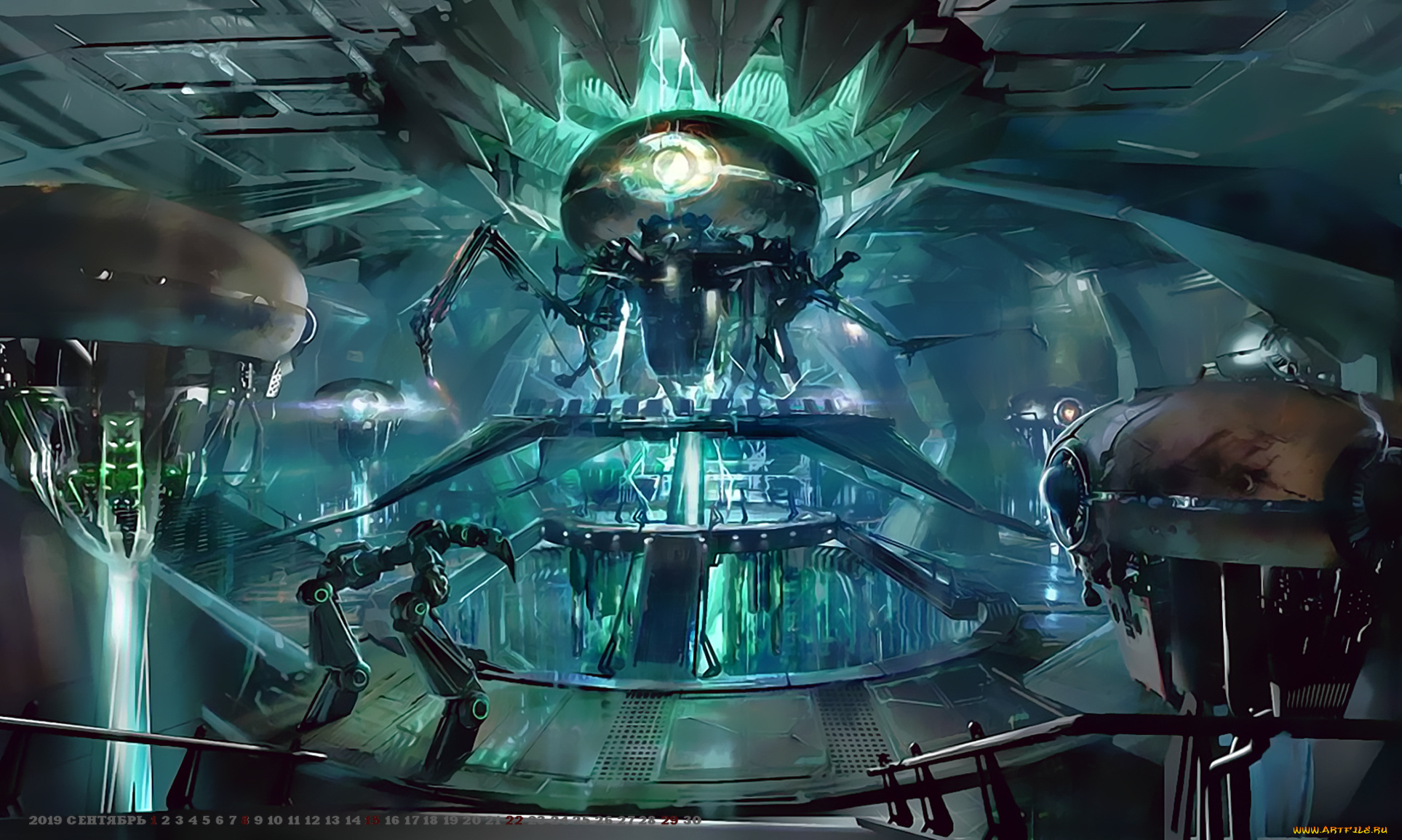 календари, фэнтези, робот, 2019, calendar, механизм