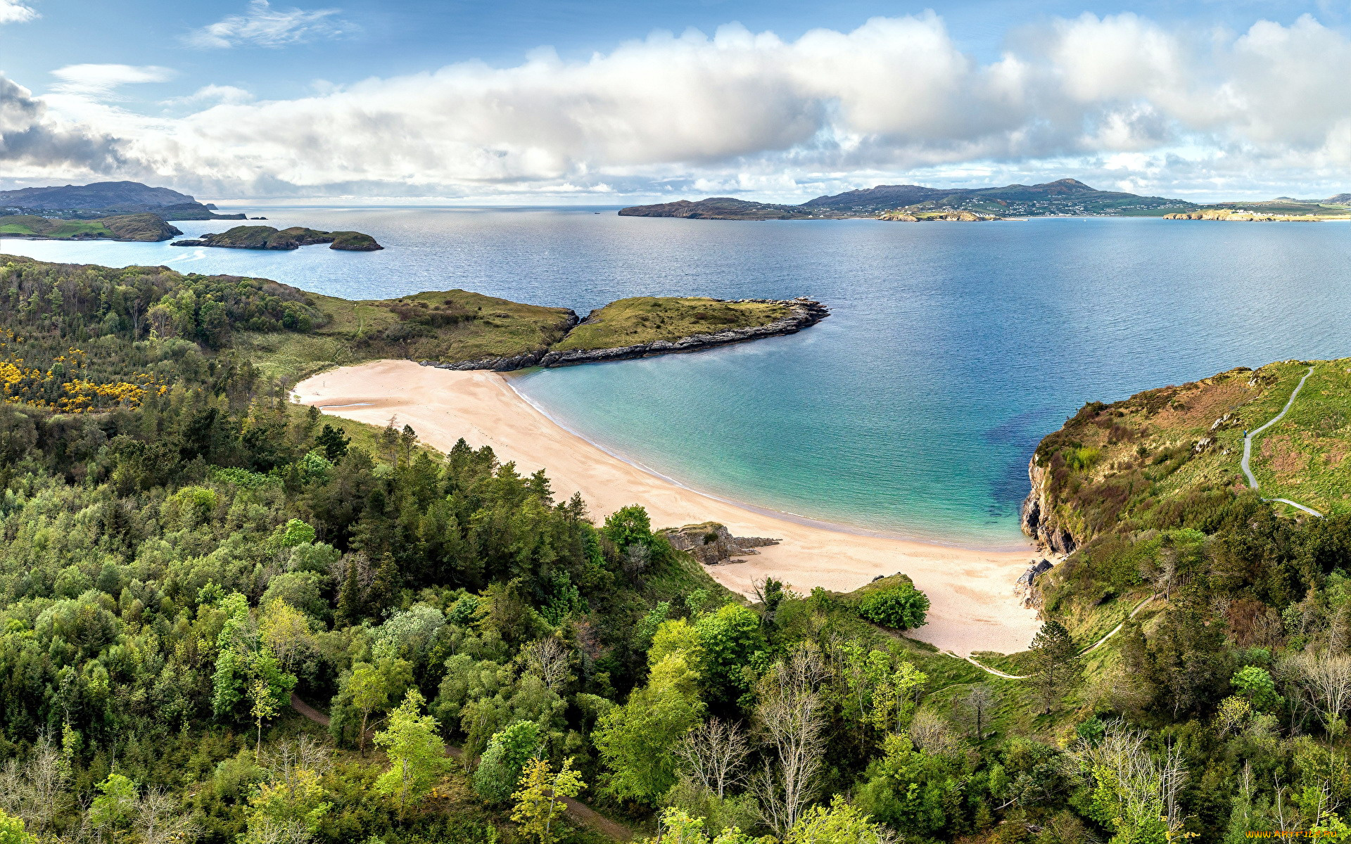 sheephaven, bay, donegal, ireland, природа, побережье, sheephaven, bay